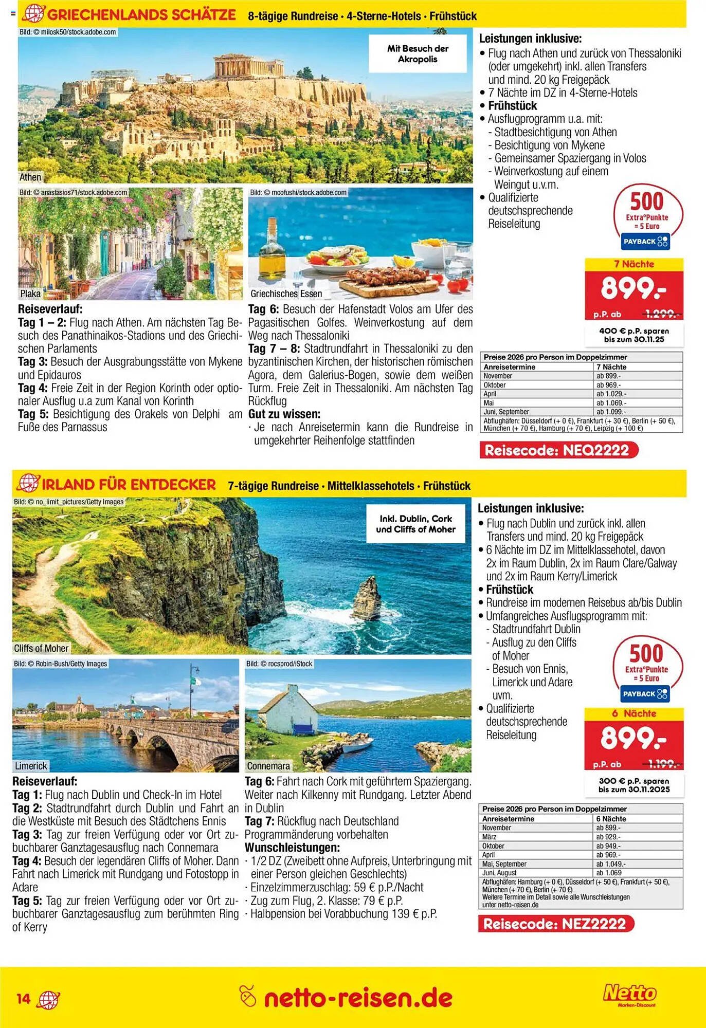 Netto Reisen Prospekt (2025-10-09 - 2025-11-30) | 14