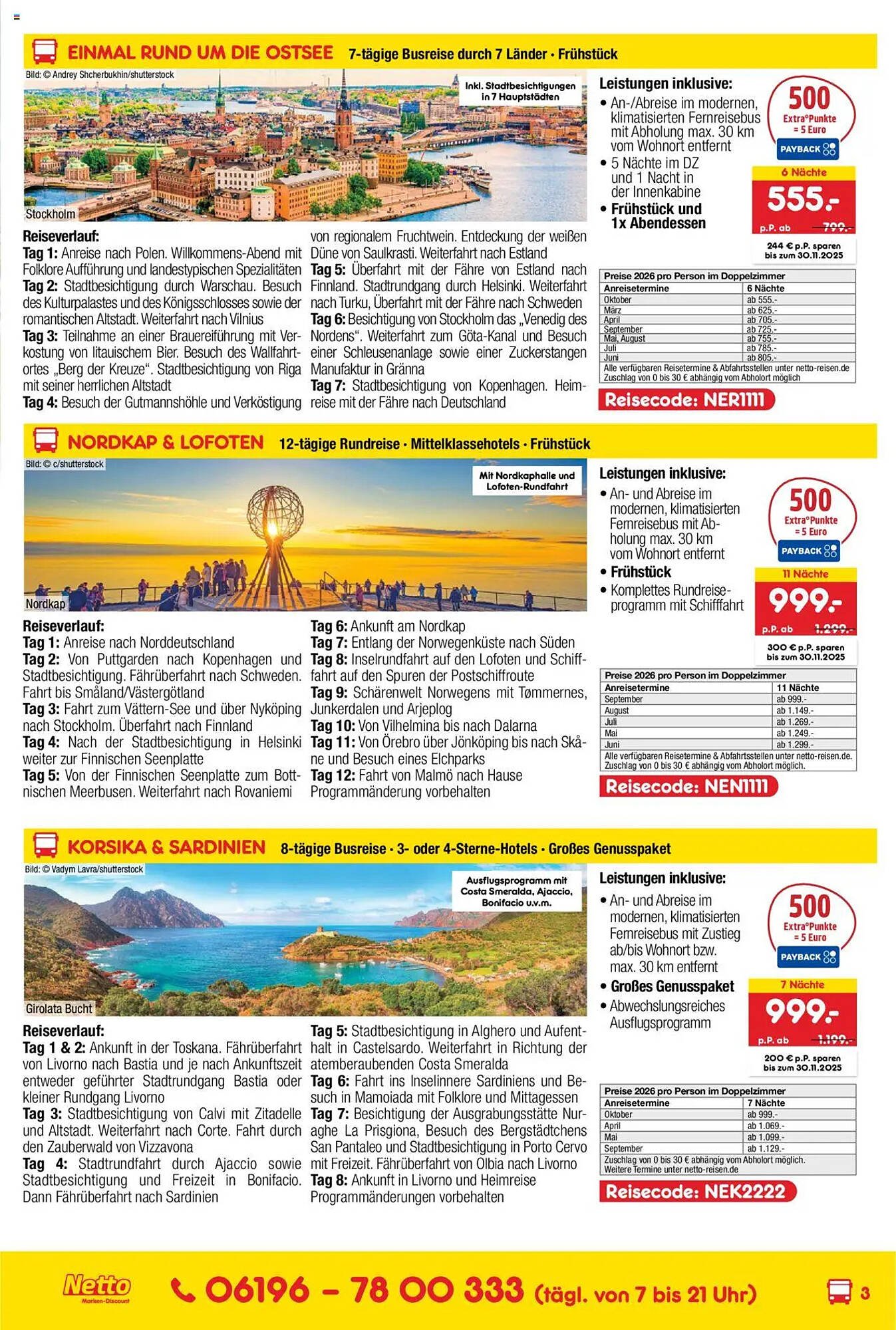 Netto Reisen Prospekt (2025-10-09 - 2025-11-30) | 3