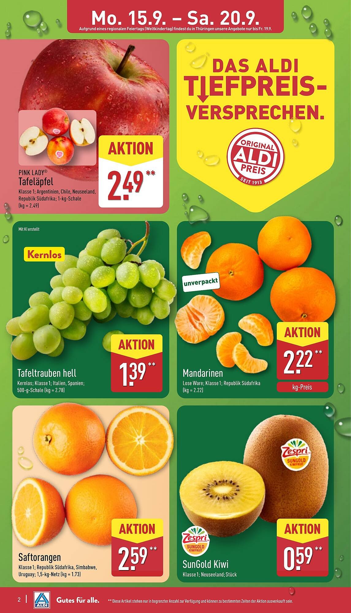 Aldi Nord Prospekt (2025-09-15 - 2025-09-20) | 2