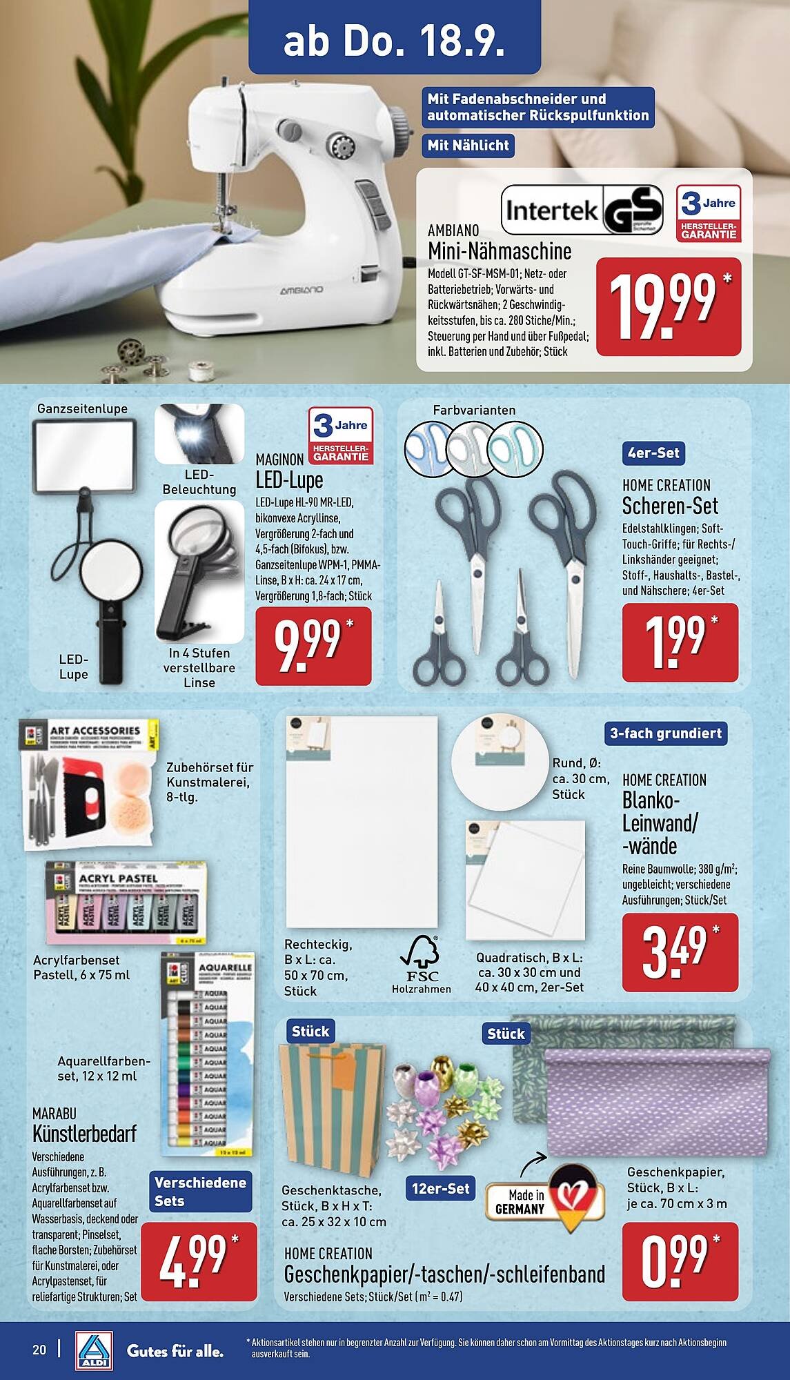 Aldi Nord Prospekt (2025-09-15 - 2025-09-20) | 20