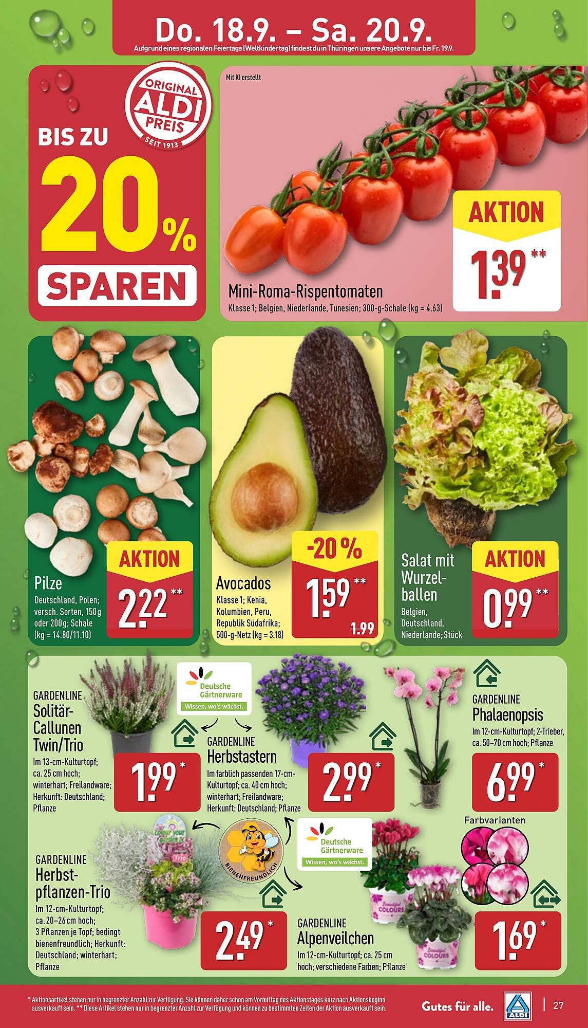 Aldi Nord Prospekt (2025-09-15 - 2025-09-20) | 27