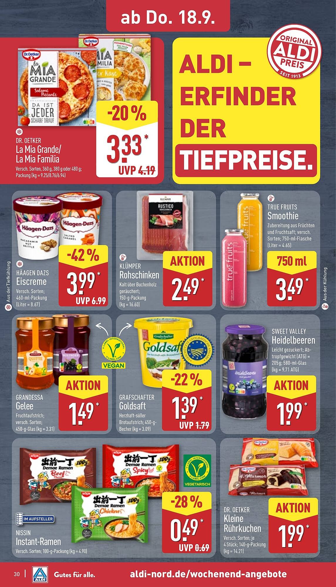 Aldi Nord Prospekt (2025-09-15 - 2025-09-20) | 30