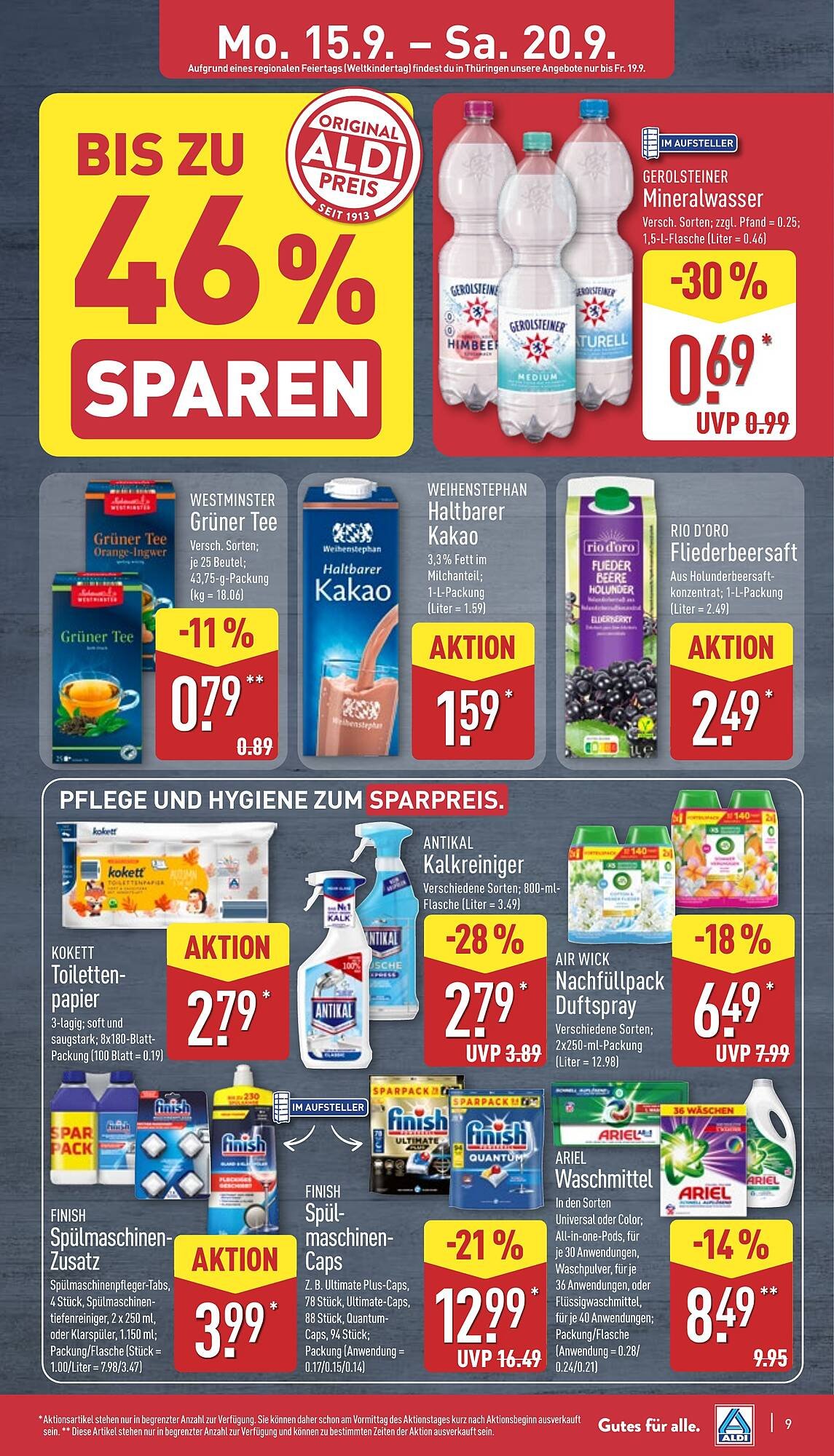Aldi Nord Prospekt (2025-09-15 - 2025-09-20) | 9