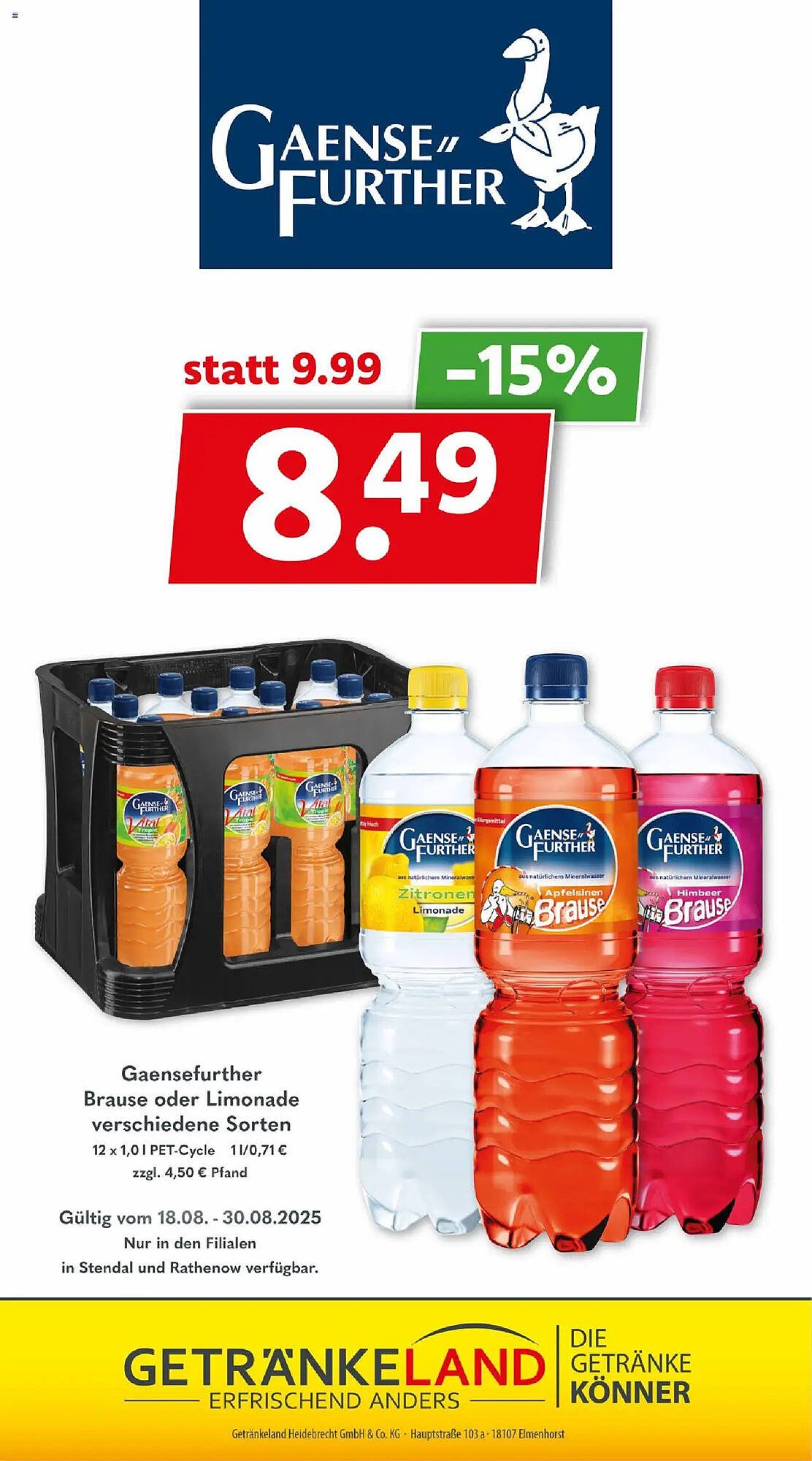 Getränkeland Prospekt (2025-08-18 - 2025-08-30) | 16