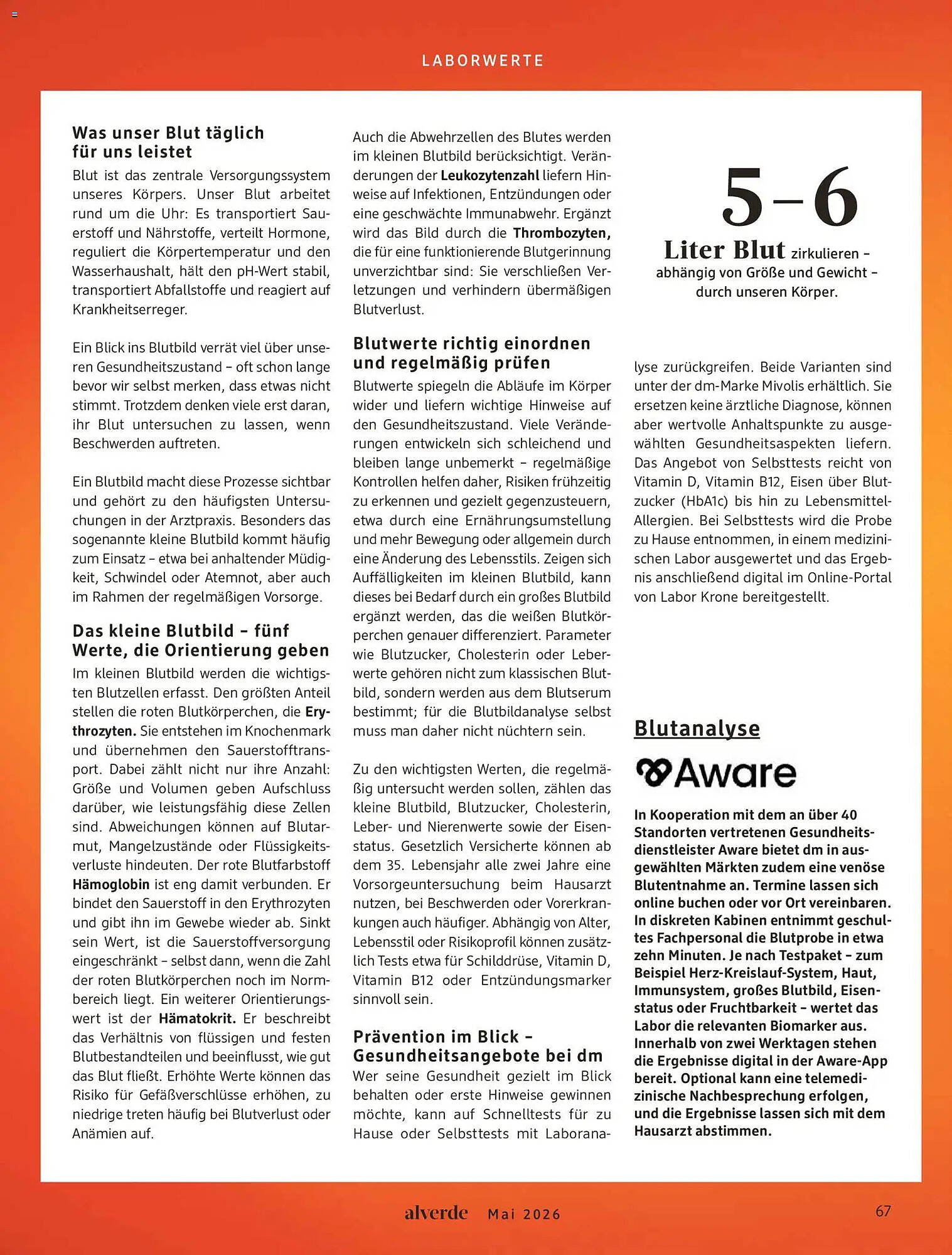 Dm drogerie Magazin (2026-05-01 - 2026-05-31)