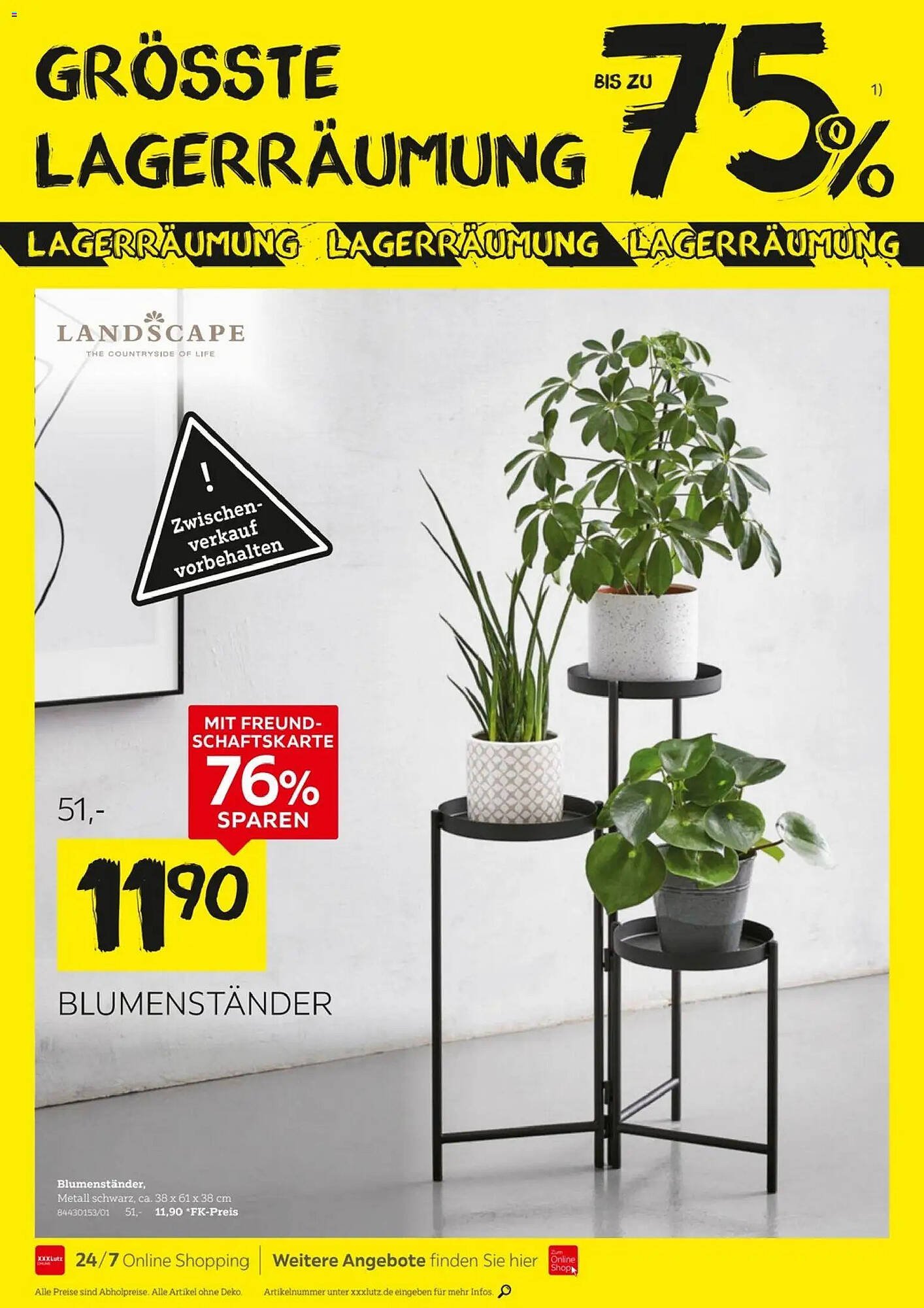 XXXLutz Prospekt