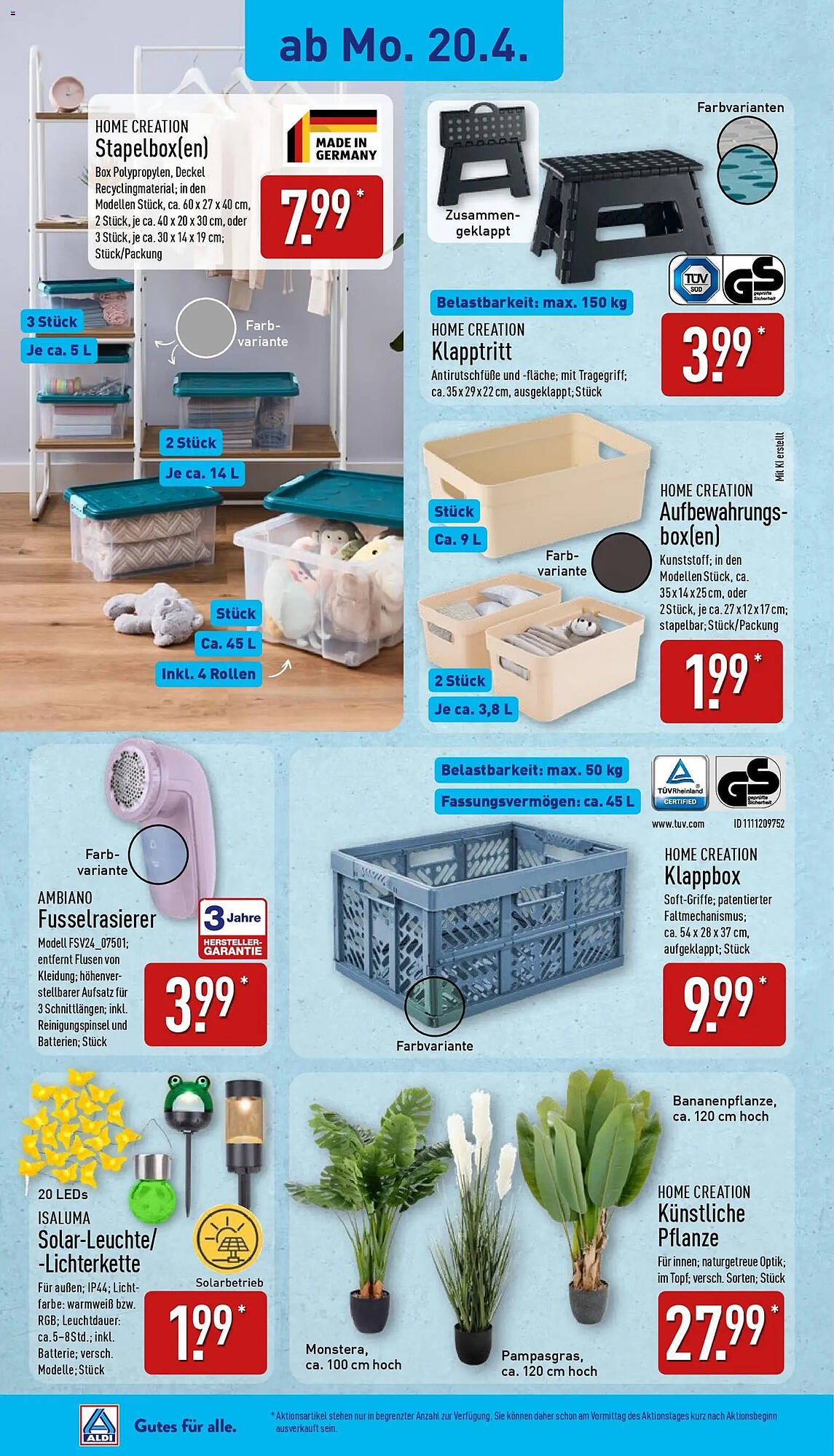 Aldi Nord Prospekt (2026-04-20 - 2026-04-25)