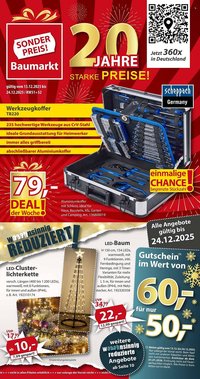 Sonderpreis Baumarkt Prospekt (2025-12-13 - 2025-12-24)