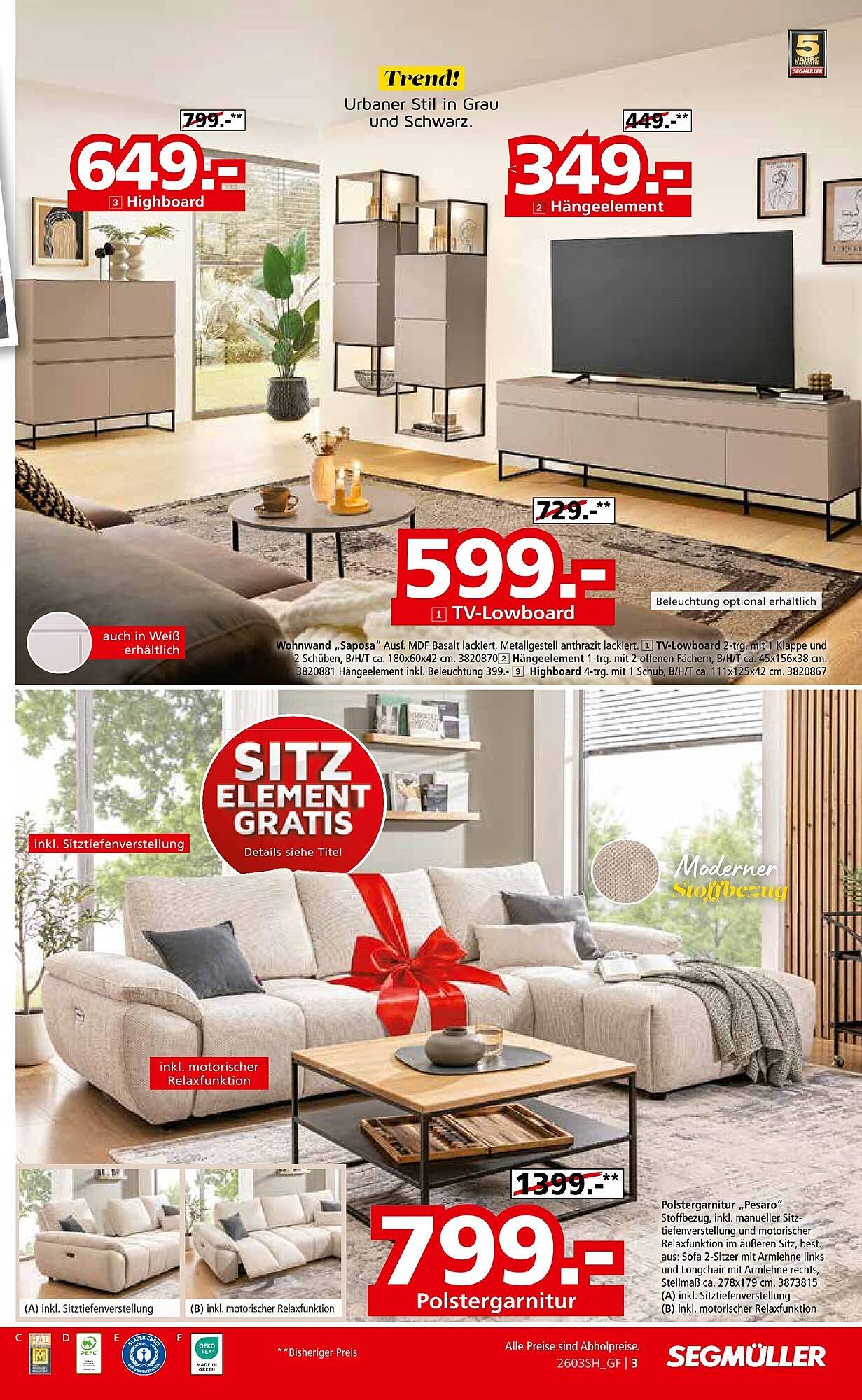 Segmüller Prospekt (2026-03-14 - 2026-03-28)