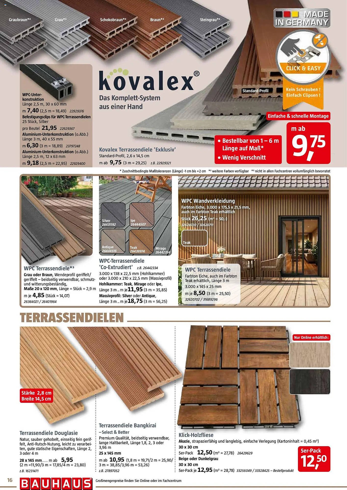 Bauhaus Prospekt (2026-03-28 - 2026-04-11)