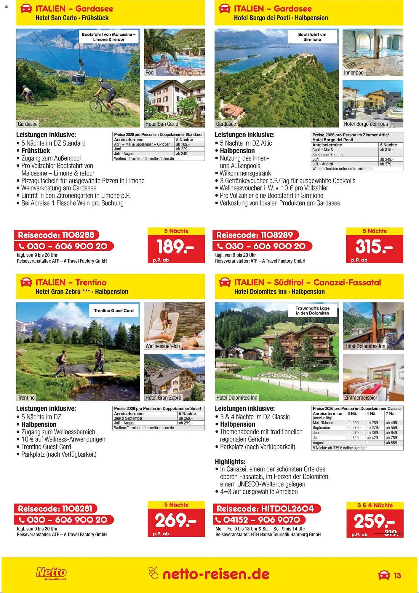 Netto Reisen Prospekt (2026-03-26 - 2026-04-30)