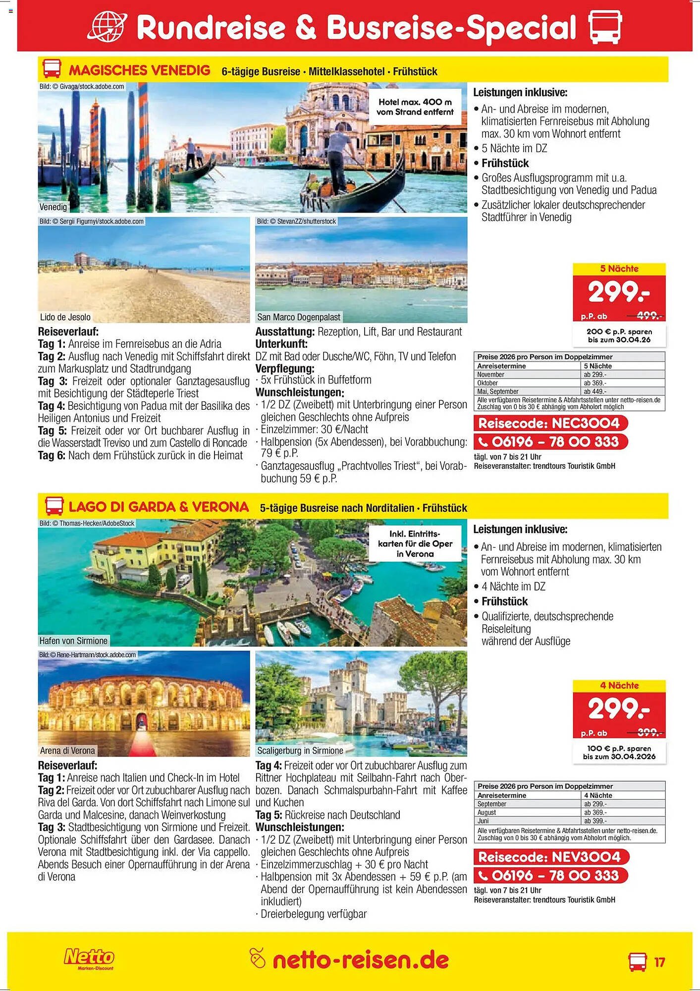 Netto Reisen Prospekt (2026-03-26 - 2026-04-30)