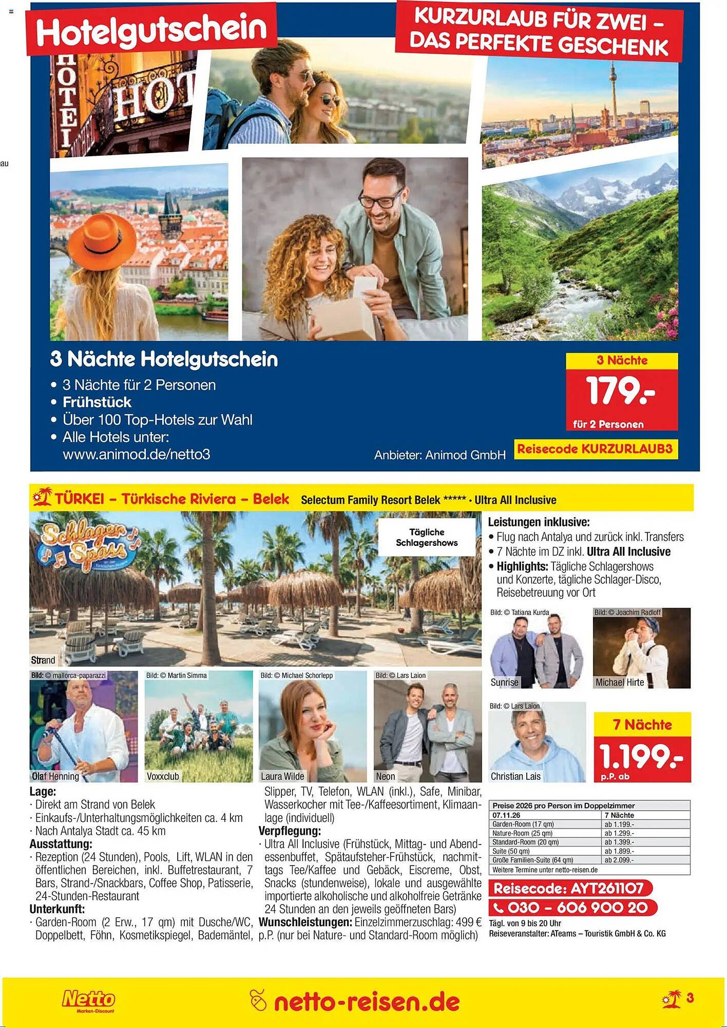 Netto Reisen Prospekt (2026-03-26 - 2026-04-30)