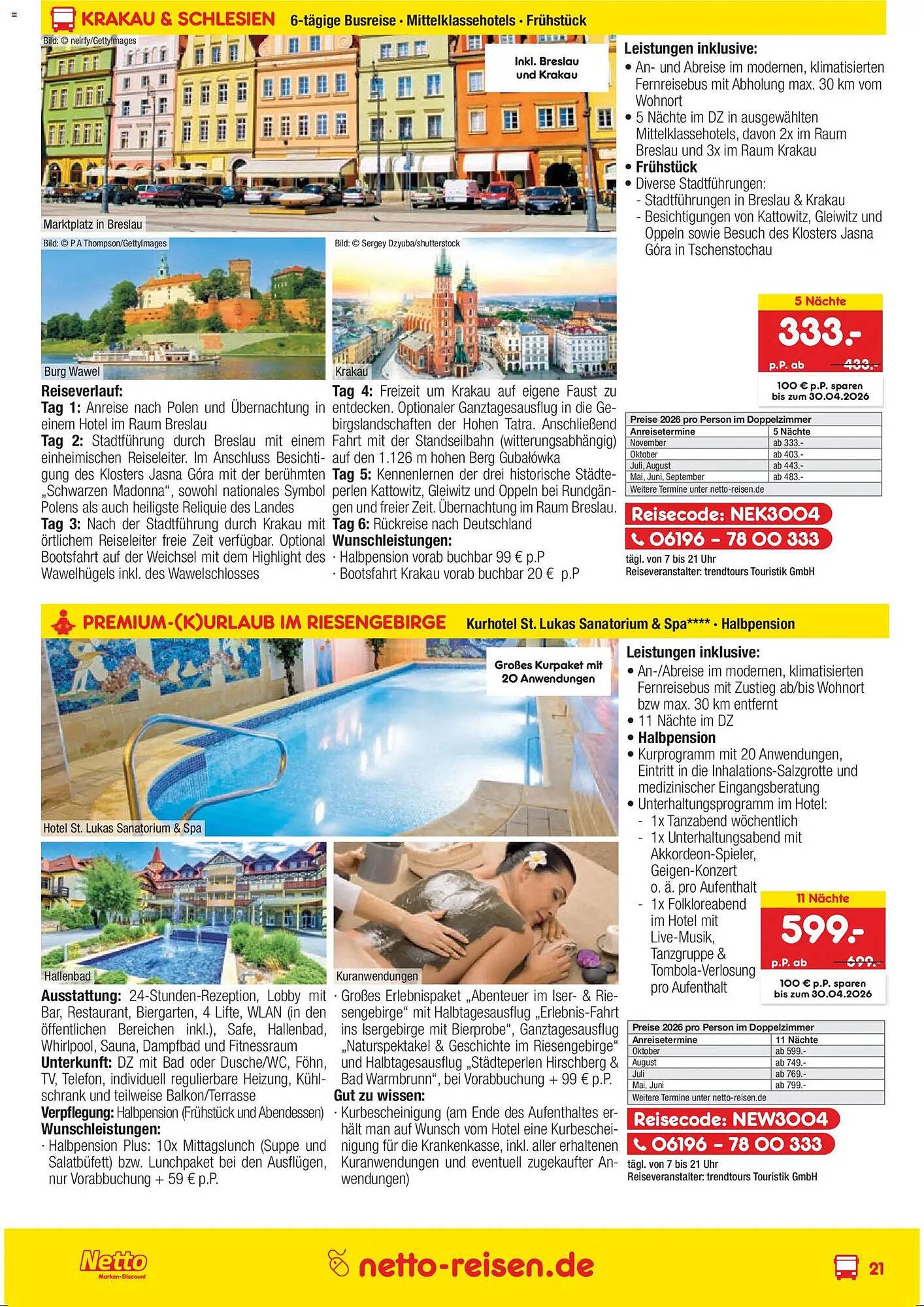 Netto Reisen Prospekt (2026-03-26 - 2026-04-30)