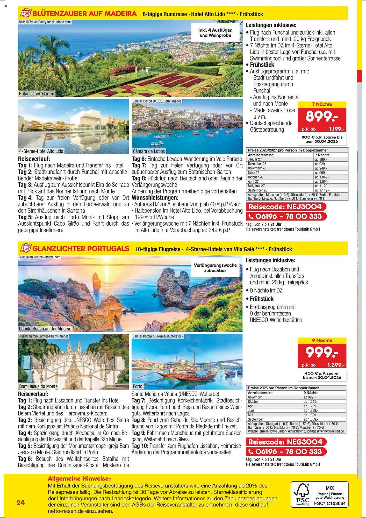 Netto Reisen Prospekt (2026-03-26 - 2026-04-30)