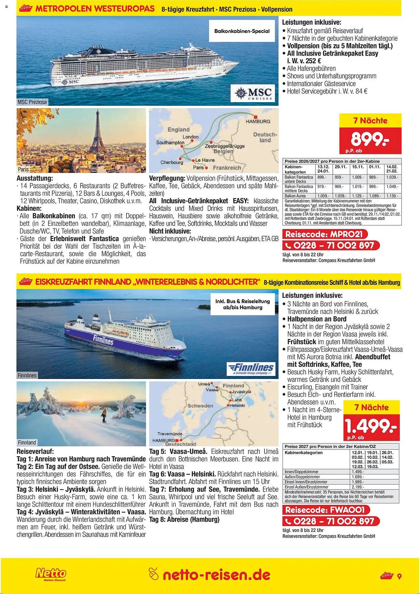 Netto Reisen Prospekt (2026-03-26 - 2026-04-30)