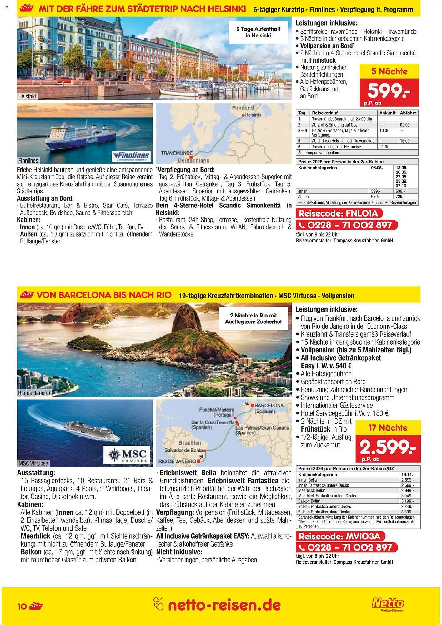 Netto Reisen Prospekt (2026-03-26 - 2026-04-30)