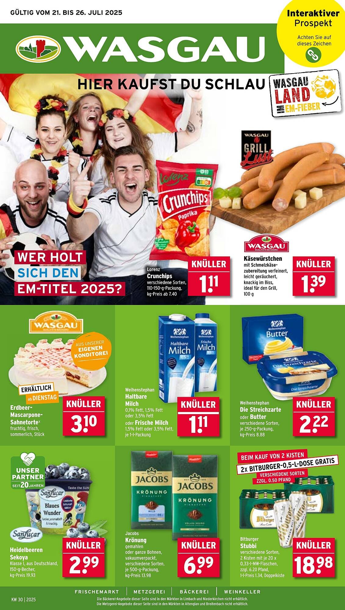 Wasgau Prospekt (2025-07-21 - 2025-07-26) | 1