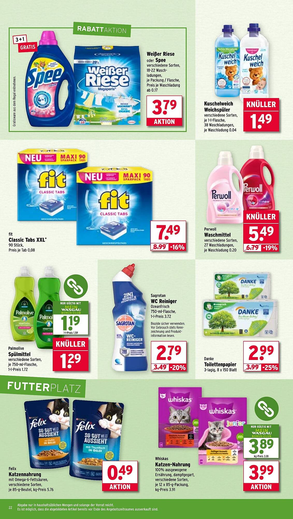 Wasgau Prospekt (2025-07-21 - 2025-07-26) | 22