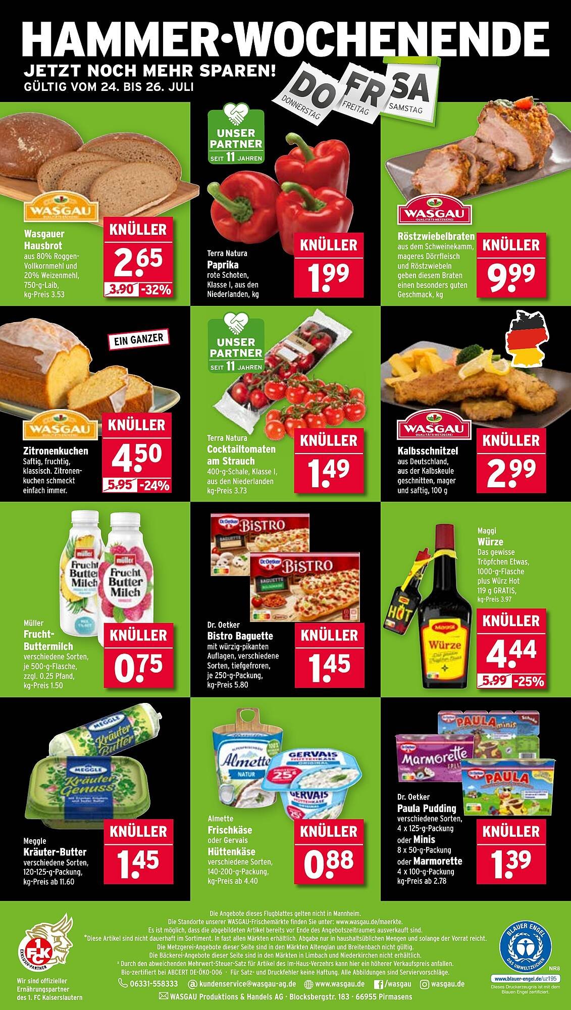 Wasgau Prospekt (2025-07-21 - 2025-07-26) | 24