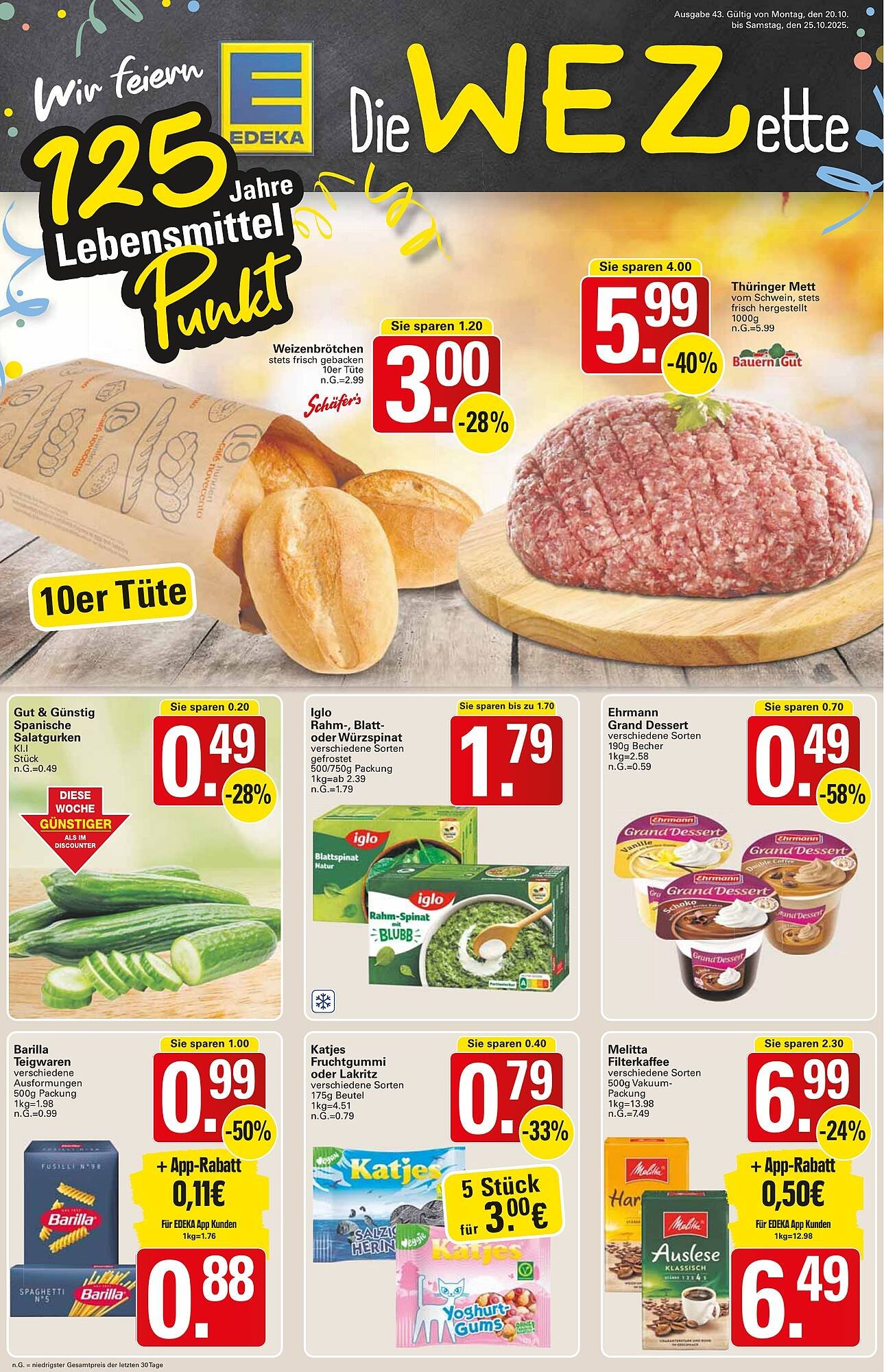 WEZ Prospekt (2025-10-20 - 2025-10-25) | 1