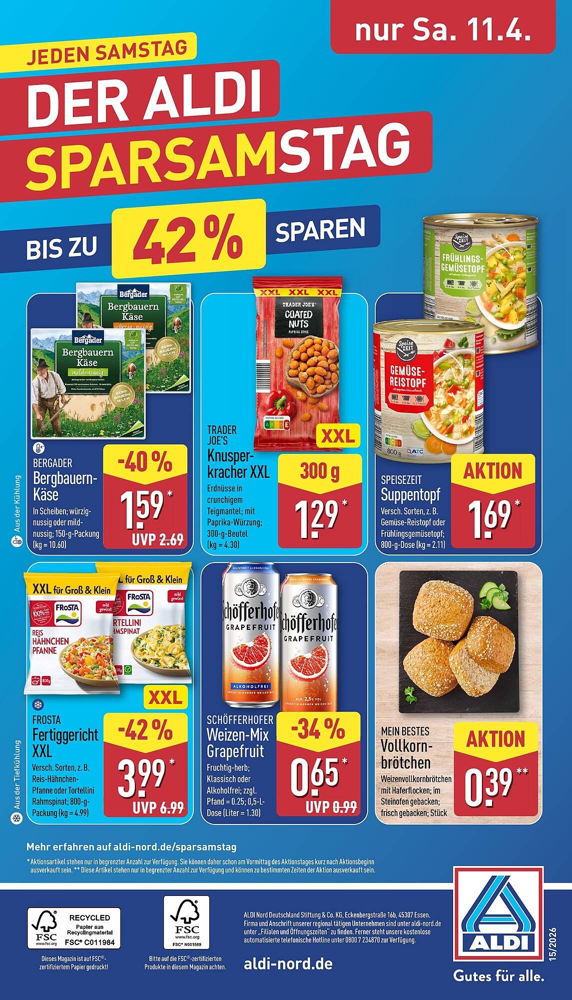 Aldi Nord Prospekt (2026-04-07 - 2026-04-11)
