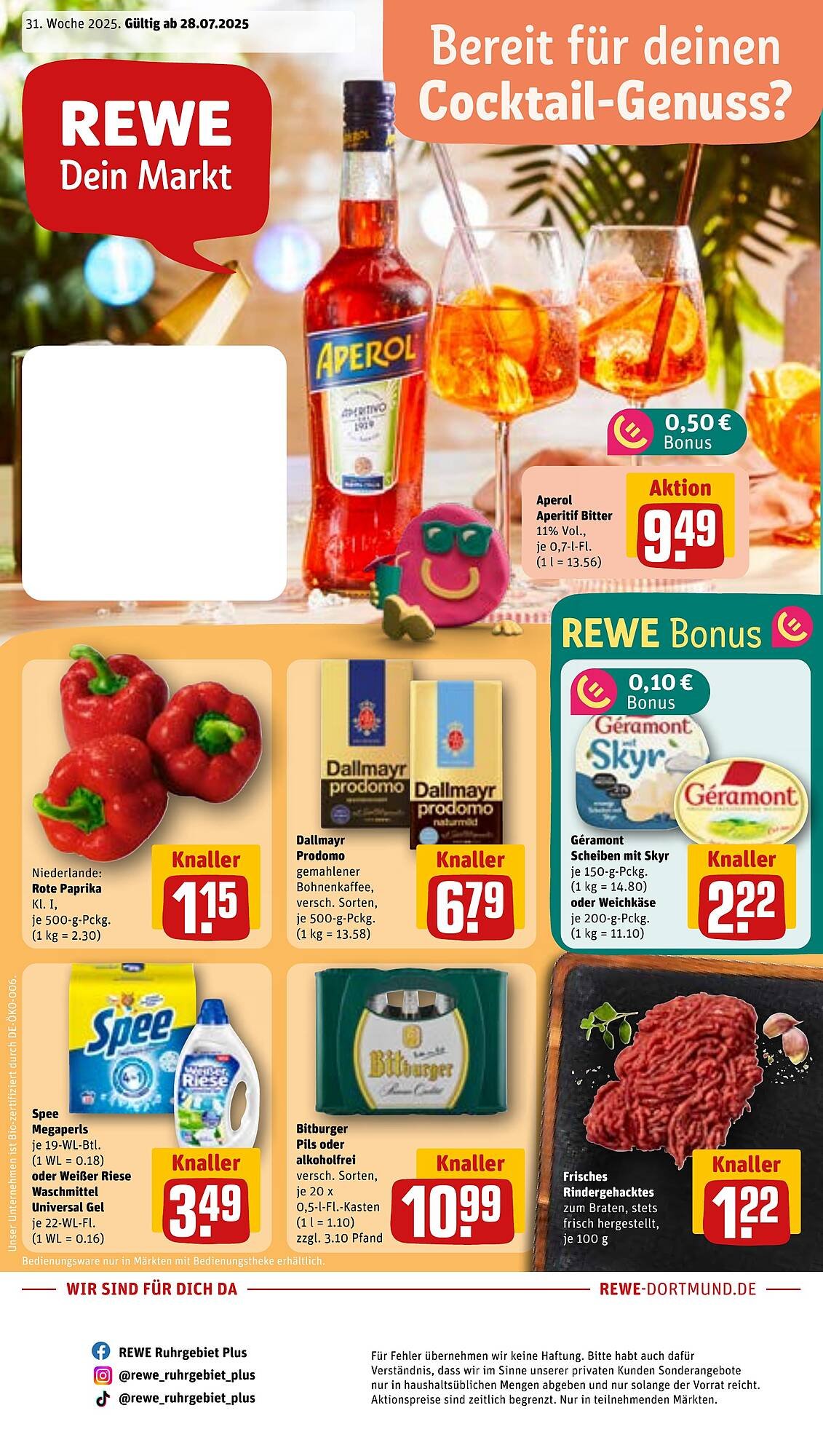 REWE Prospekt (2025-07-28 - 2025-08-03) | 1