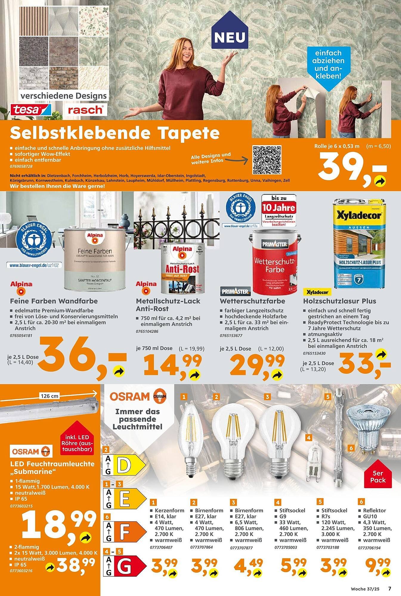 Globus Baumarkt Prospekt (2025-09-07 - 2025-09-13) | 7