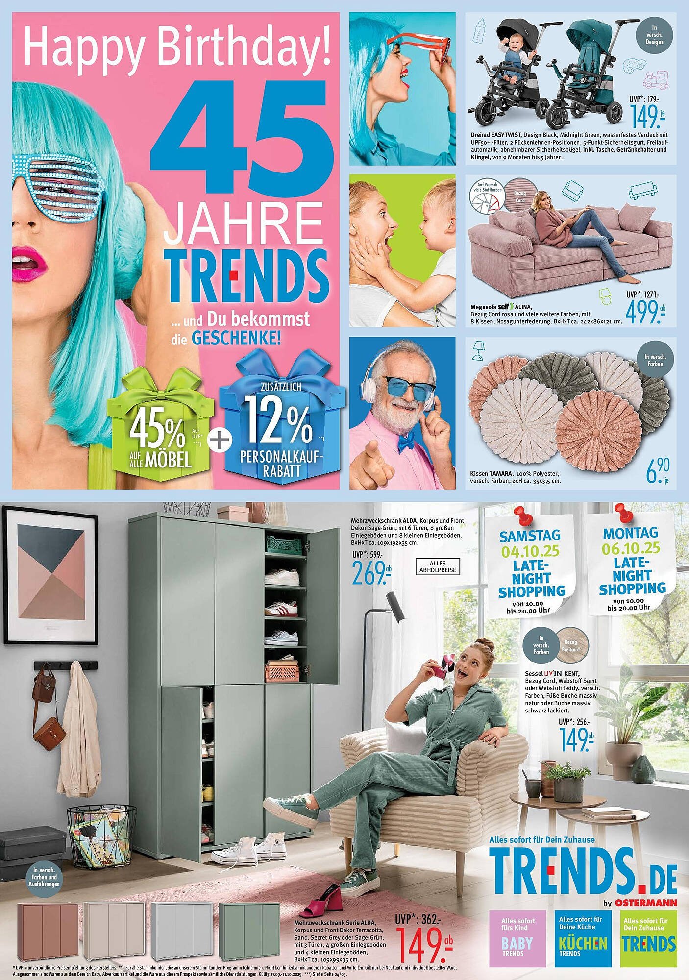 Trends Möbel Prospekt (2025-09-26 - 2025-10-03) | 1