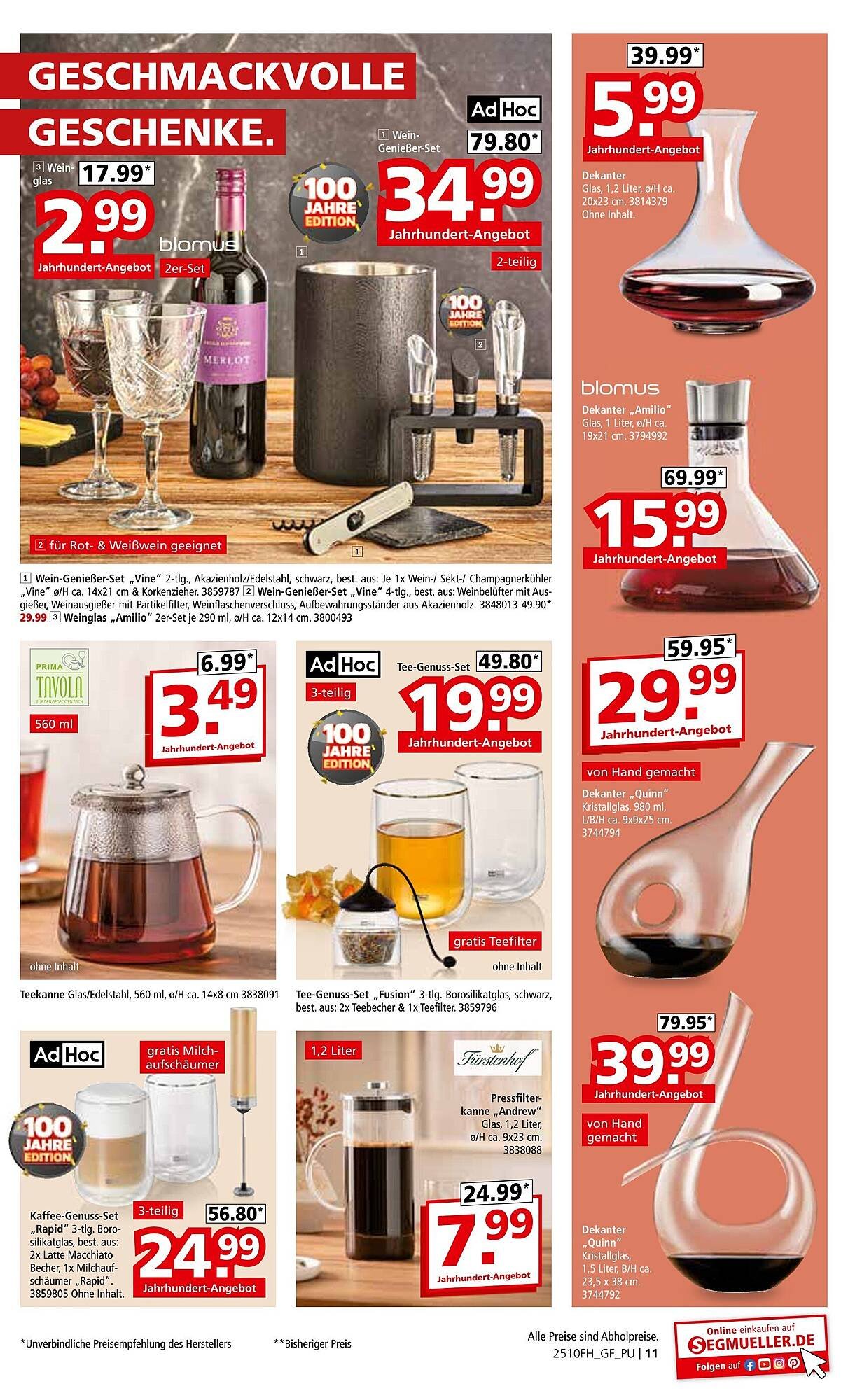 Segmüller Prospekt (2025-10-18 - 2025-11-09)