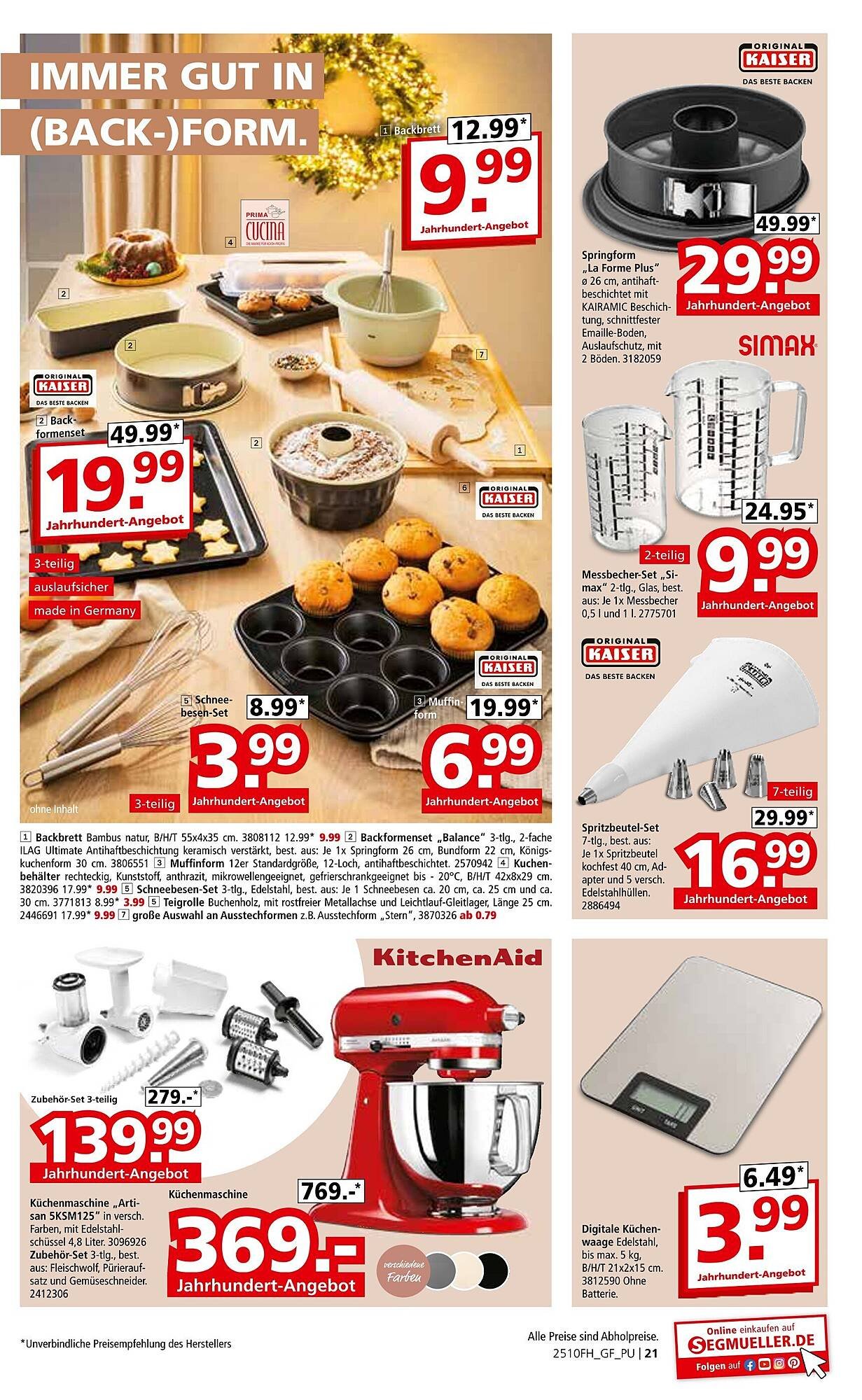Segmüller Prospekt (2025-10-18 - 2025-11-09)