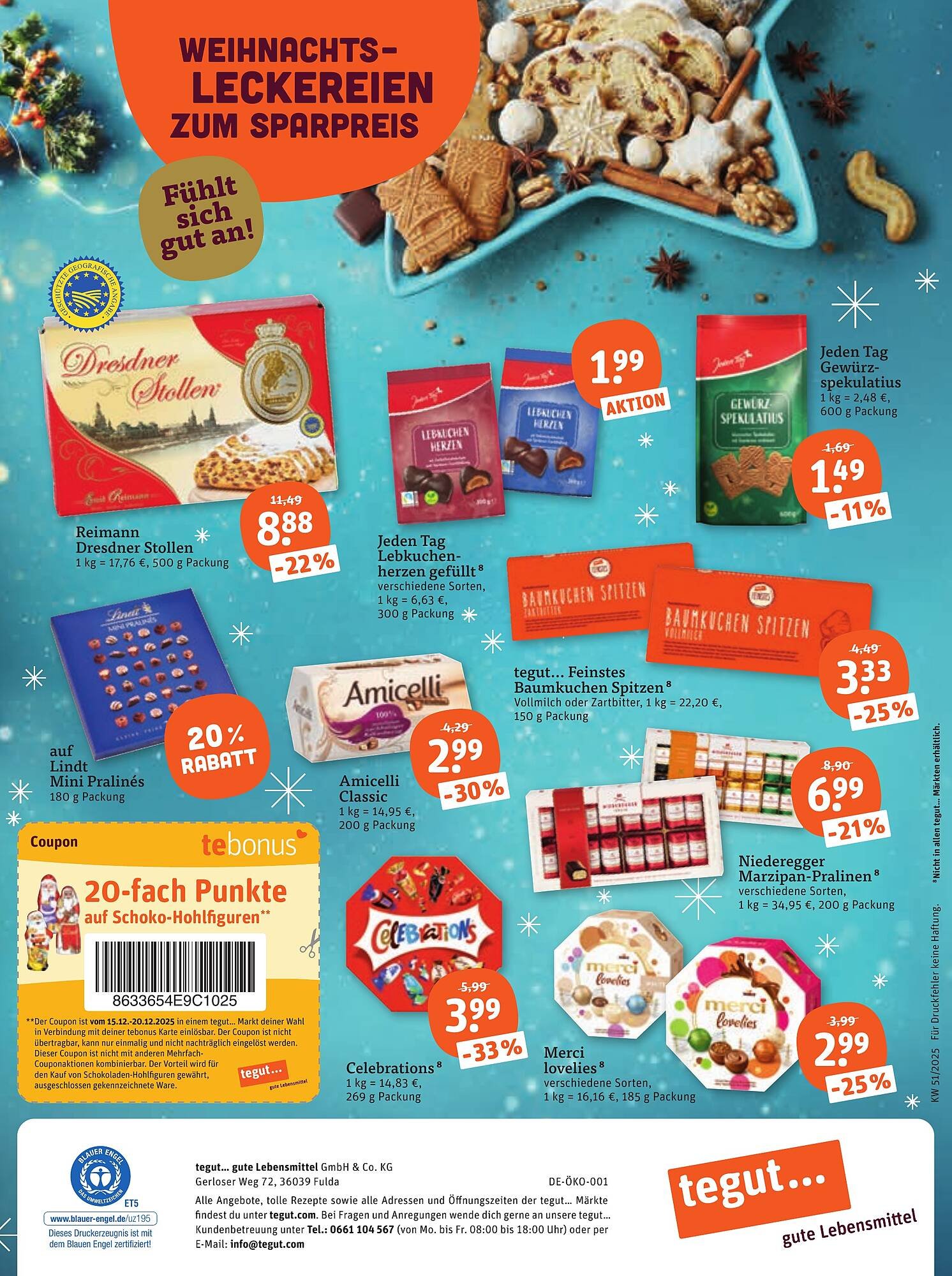 Tegut Prospekt (2025-12-15 - 2025-12-20)