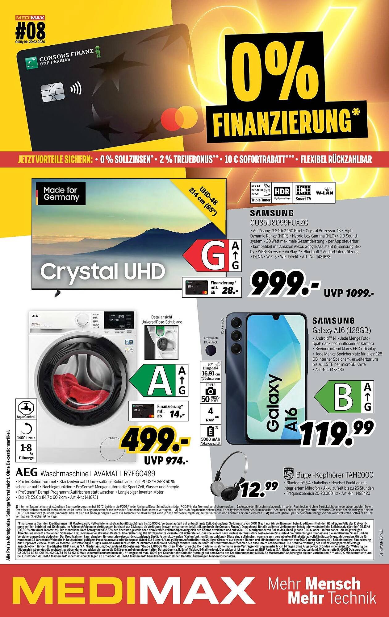 MEDIMAX Prospekt (2026-02-13 - 2026-02-20)