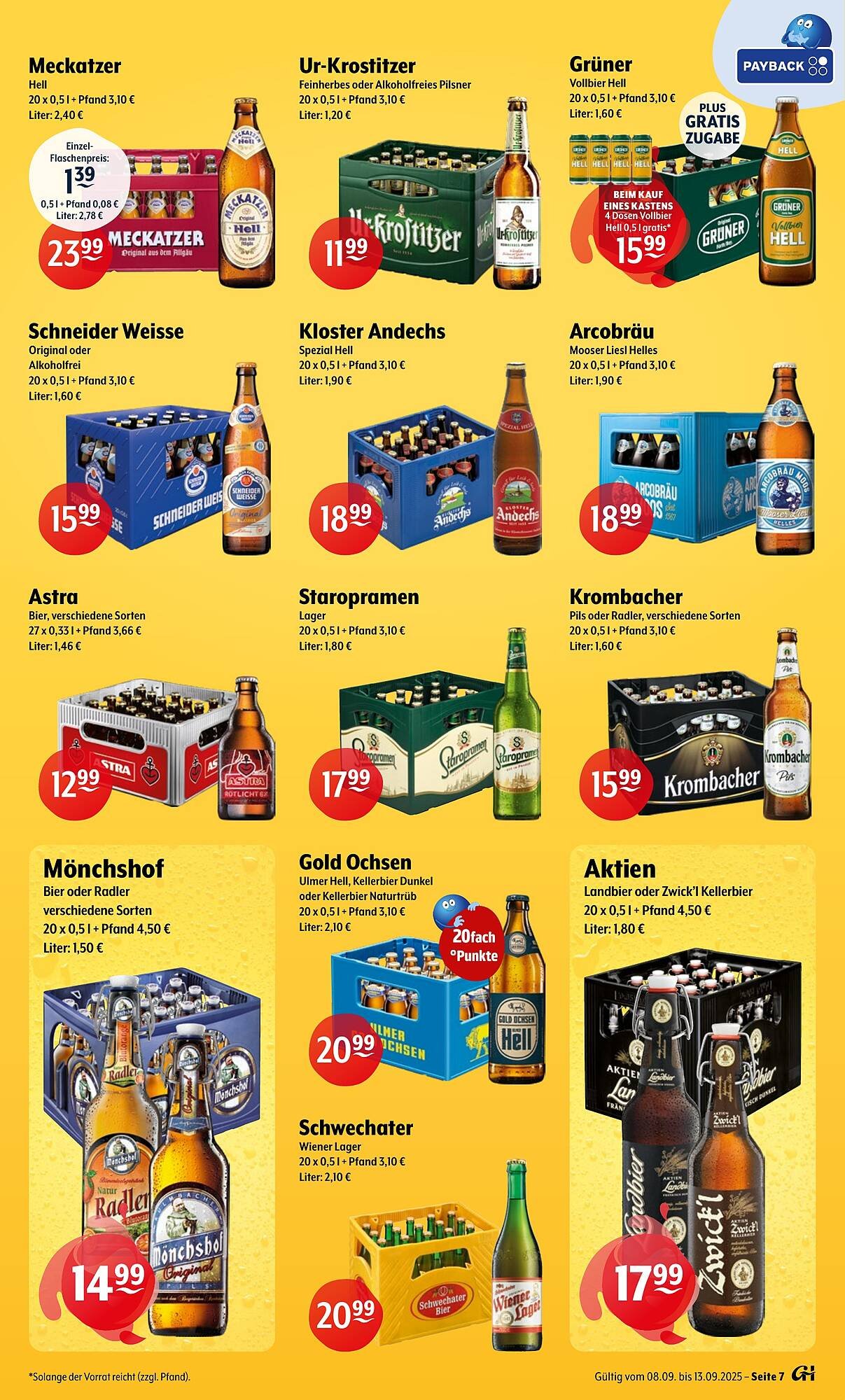 Trink und Spare Prospekt (2025-09-08 - 2025-09-13) | 7