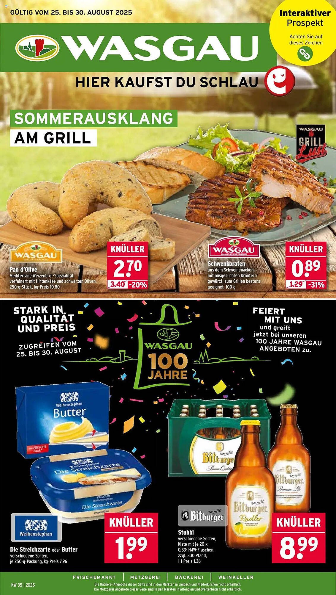 Wasgau Prospekt (2025-08-25 - 2025-08-30) | 1