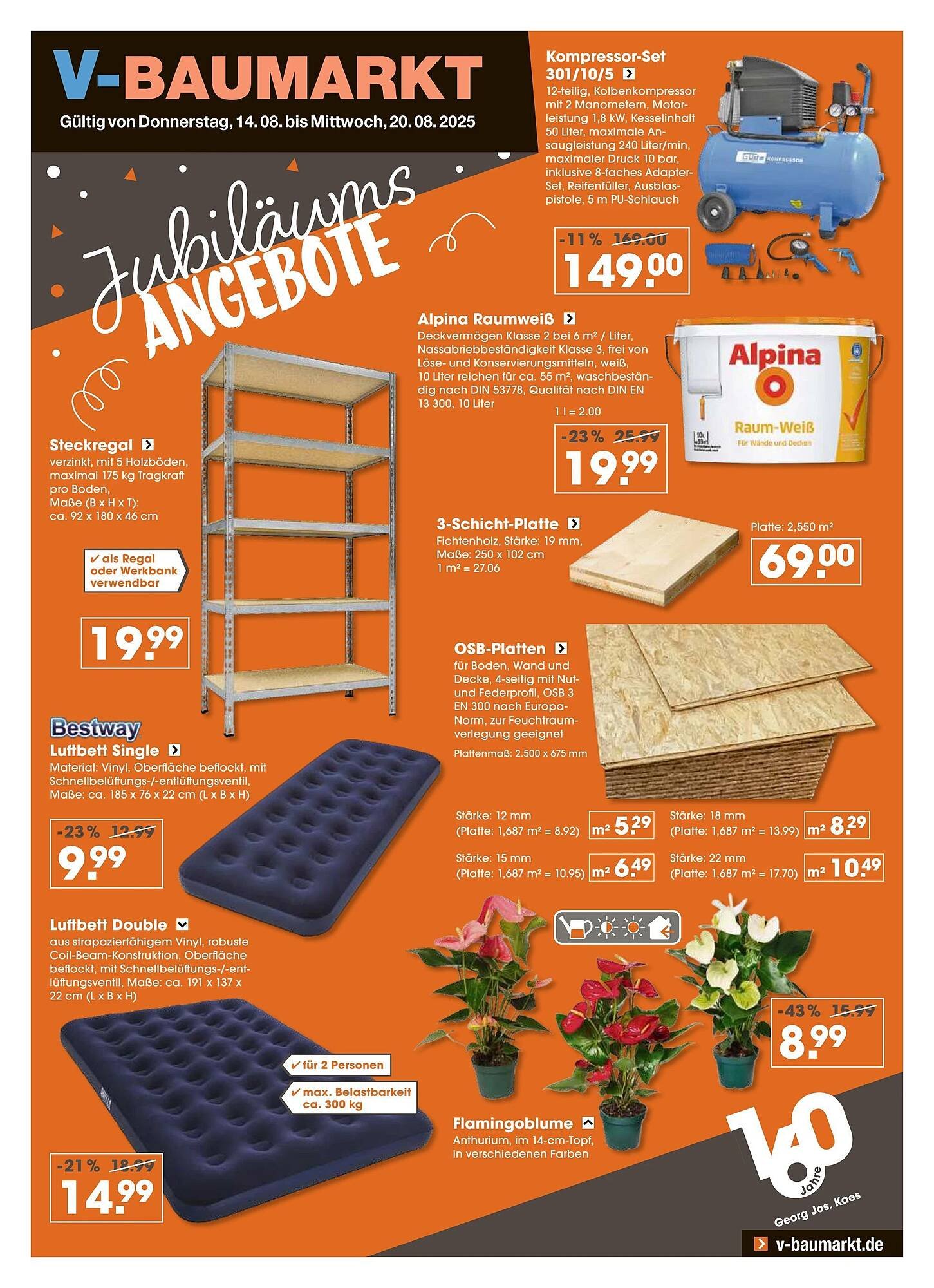 V Baumarkt Prospekt (2025-08-14 - 2025-08-20) | 1