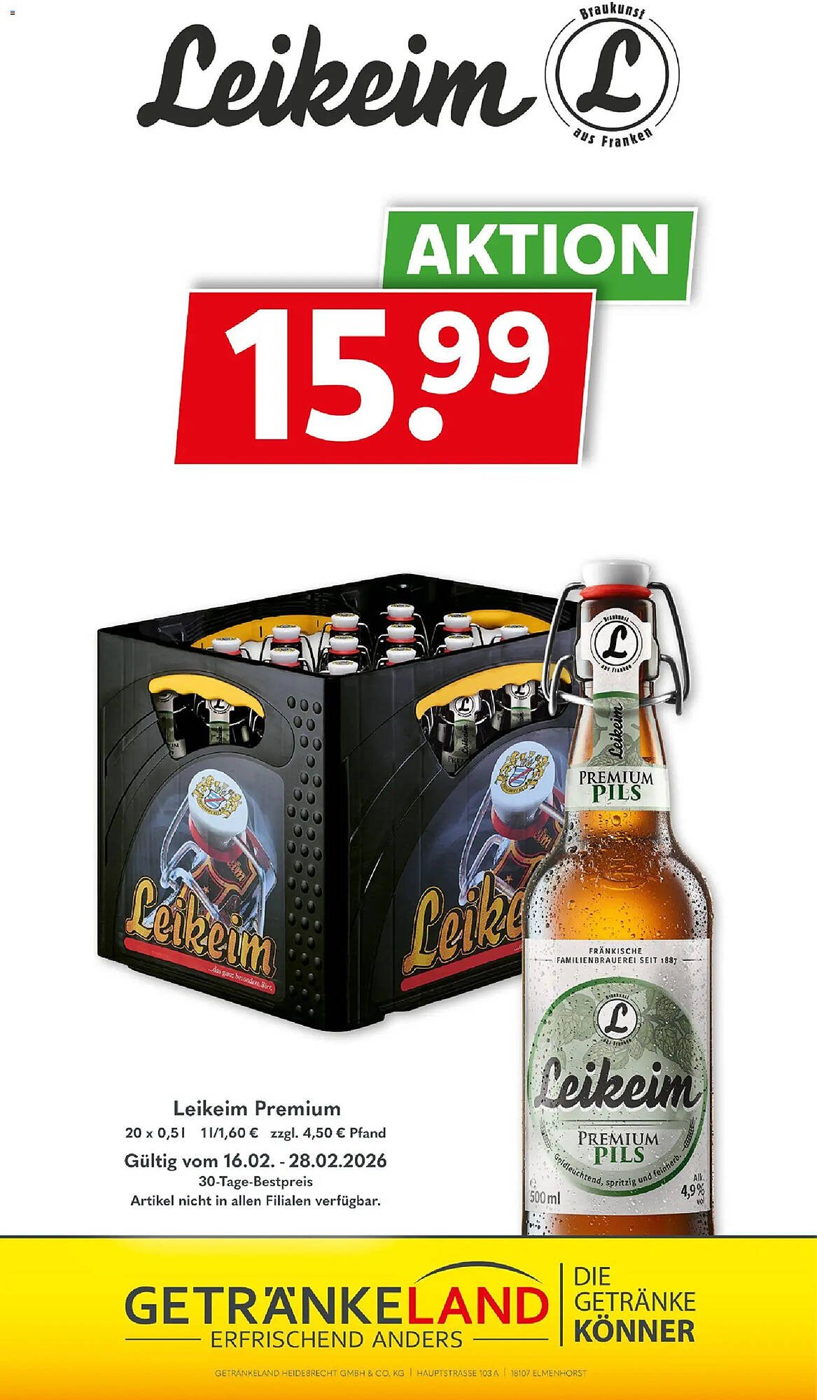 Getränkeland Prospekt (2026-02-16 - 2026-02-28)