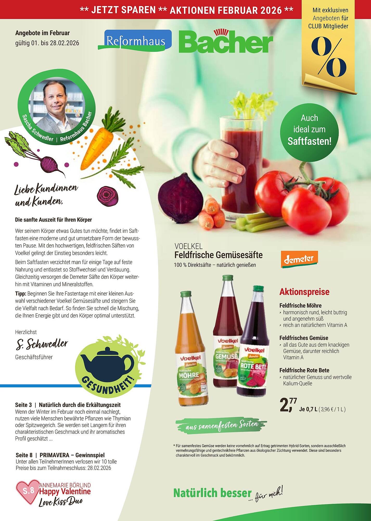 Reformhaus Bacher Prospekt