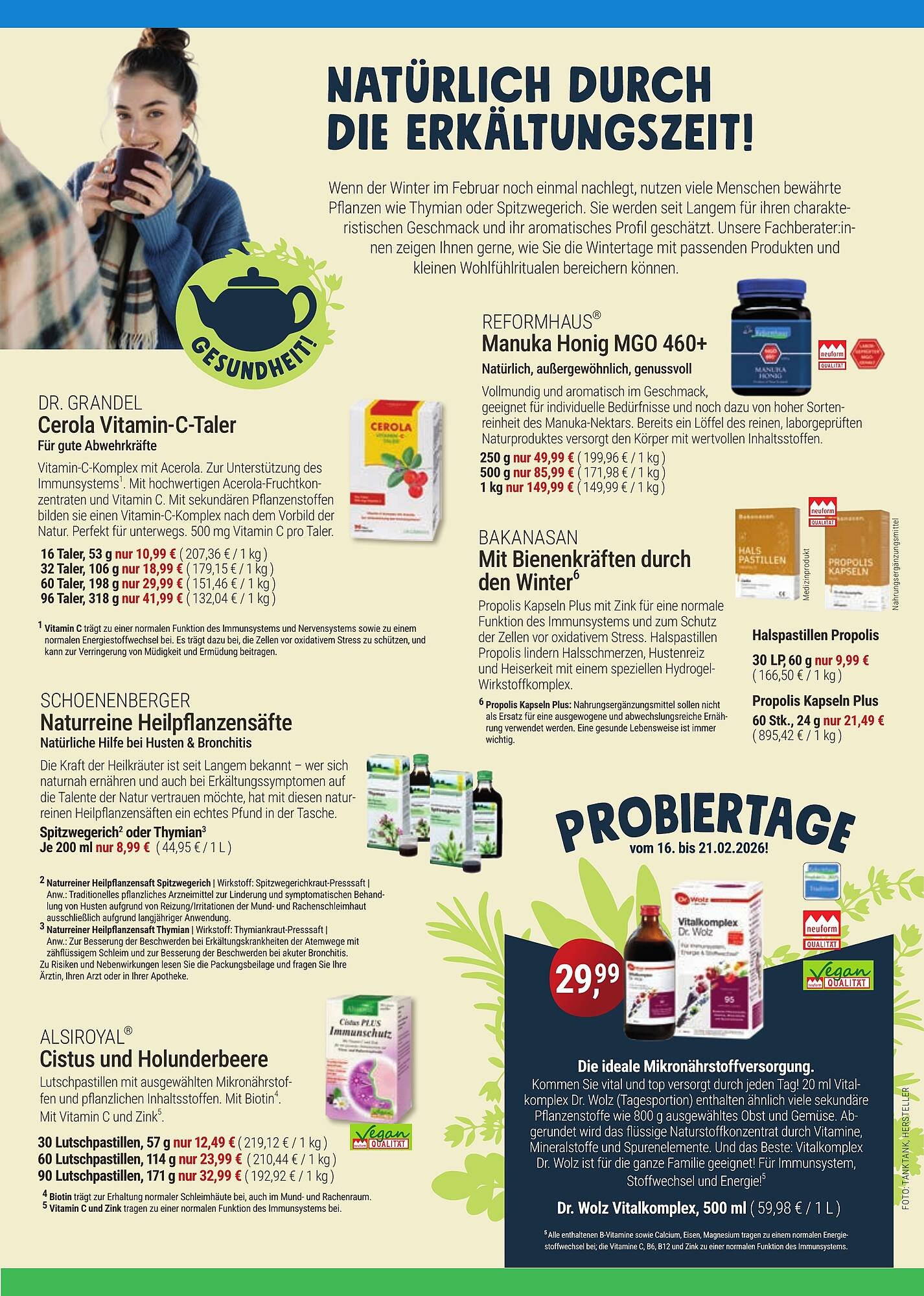 Reformhaus Bacher Prospekt