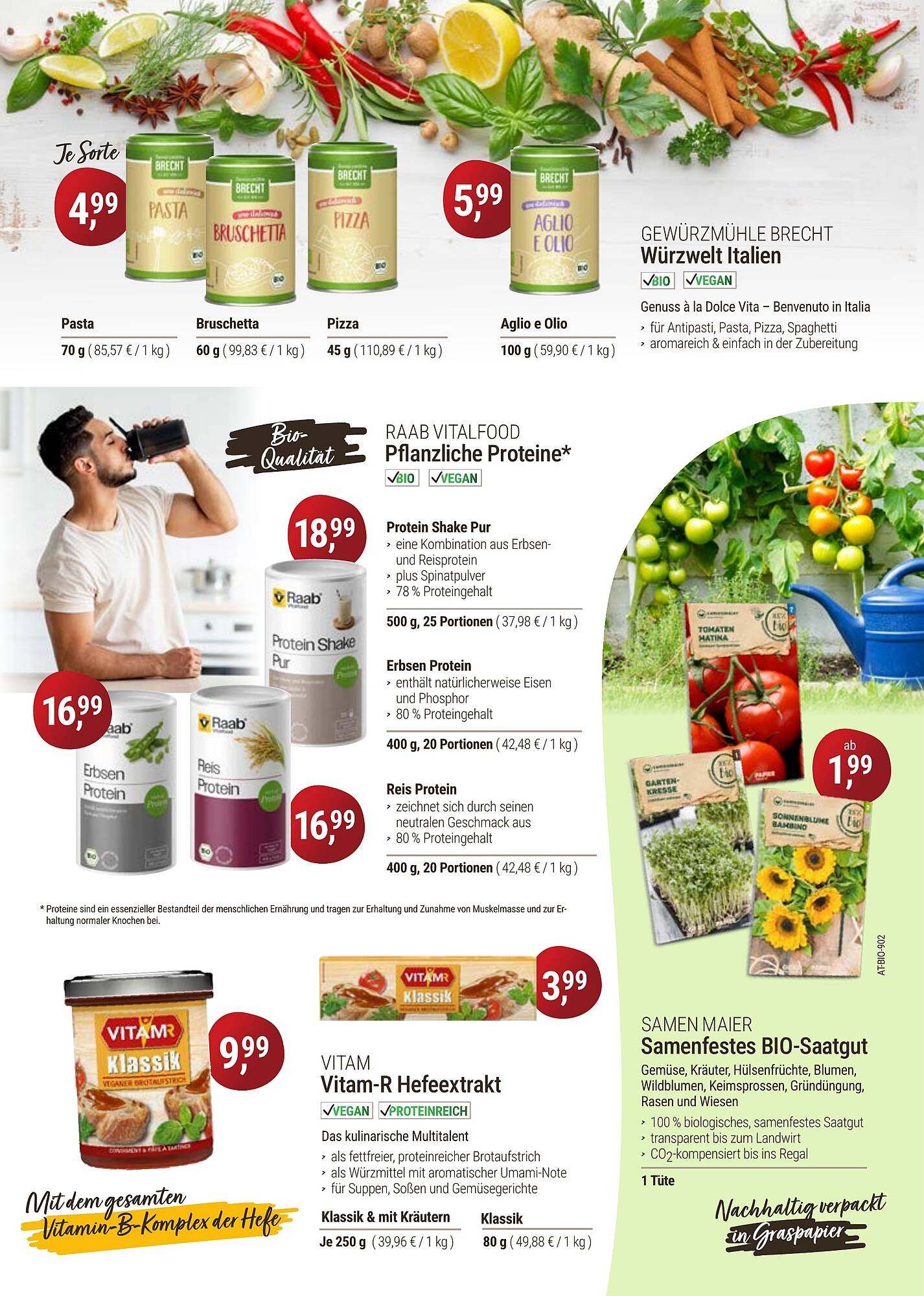 Reformhaus Bacher Prospekt