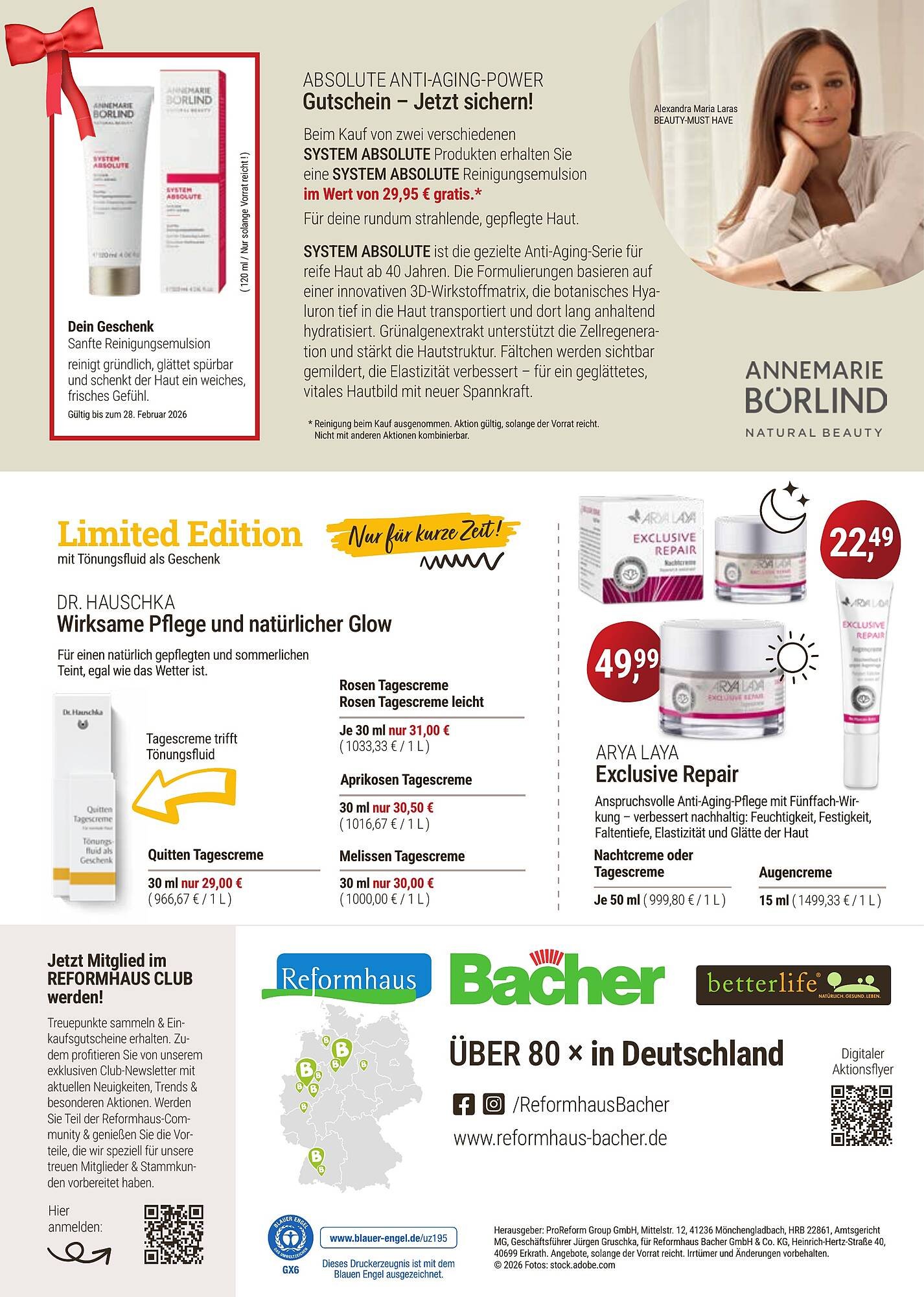 Reformhaus Bacher Prospekt