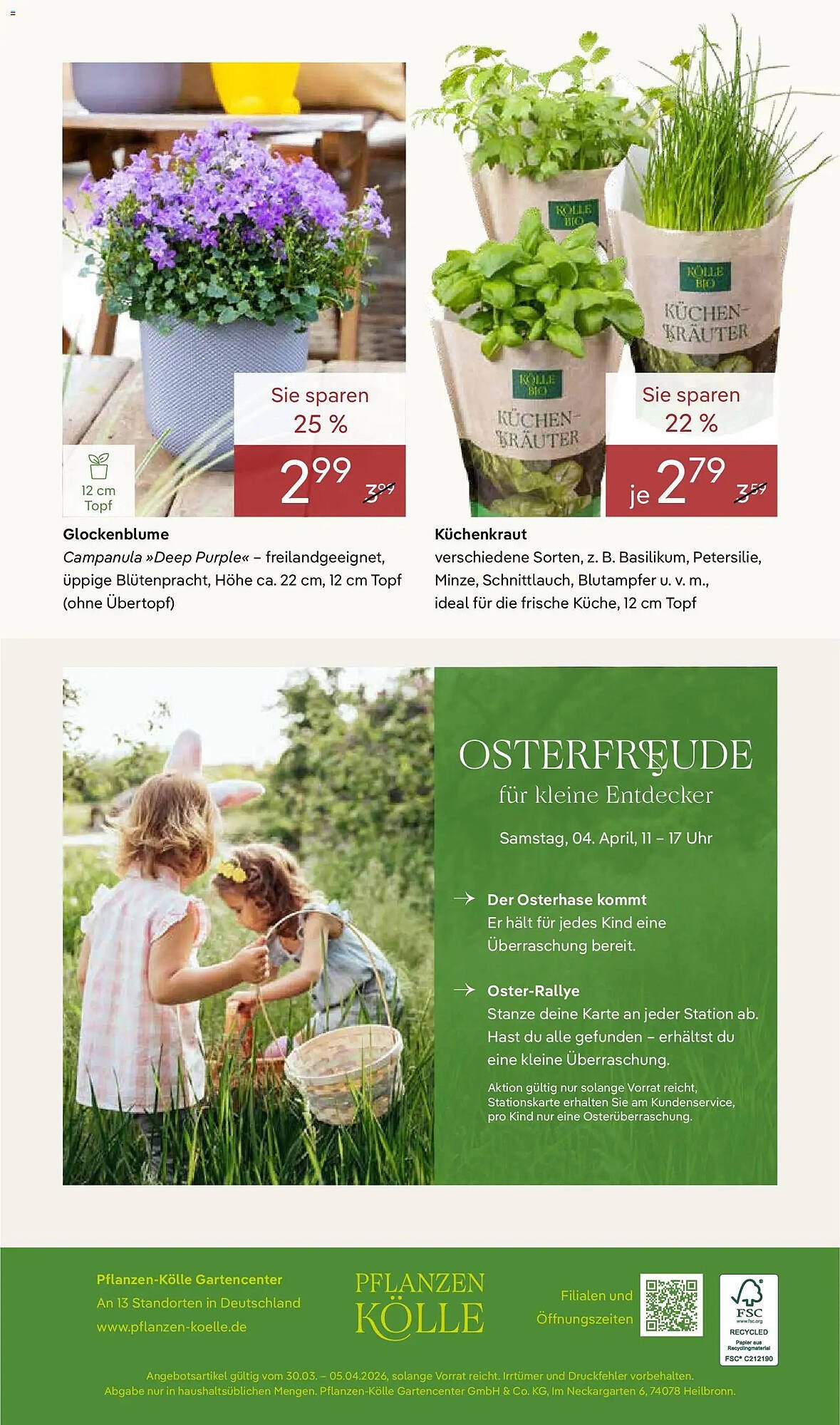 Pflanzen Kölle Prospekt