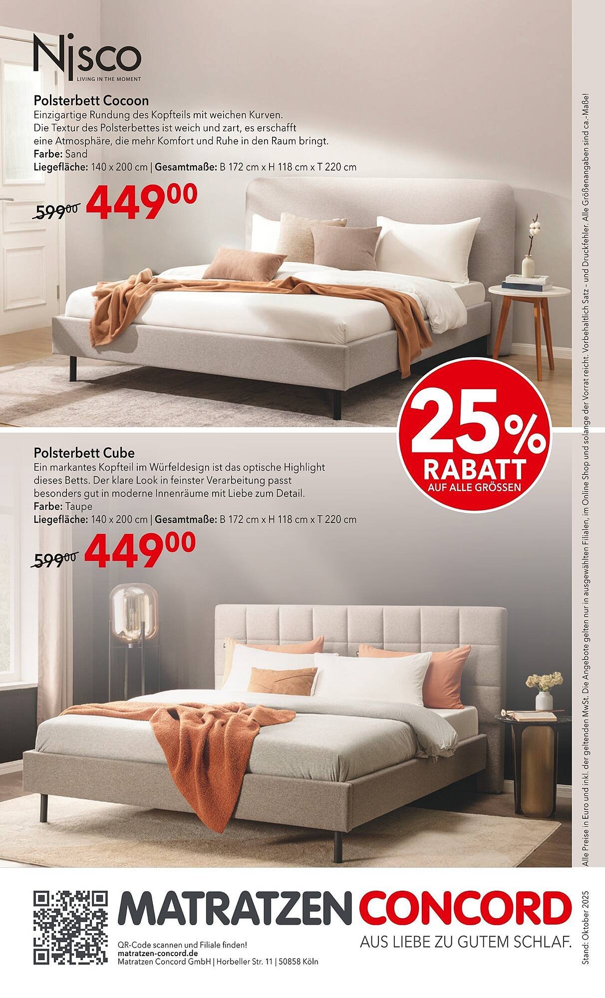 Matratzen Concord Prospekt