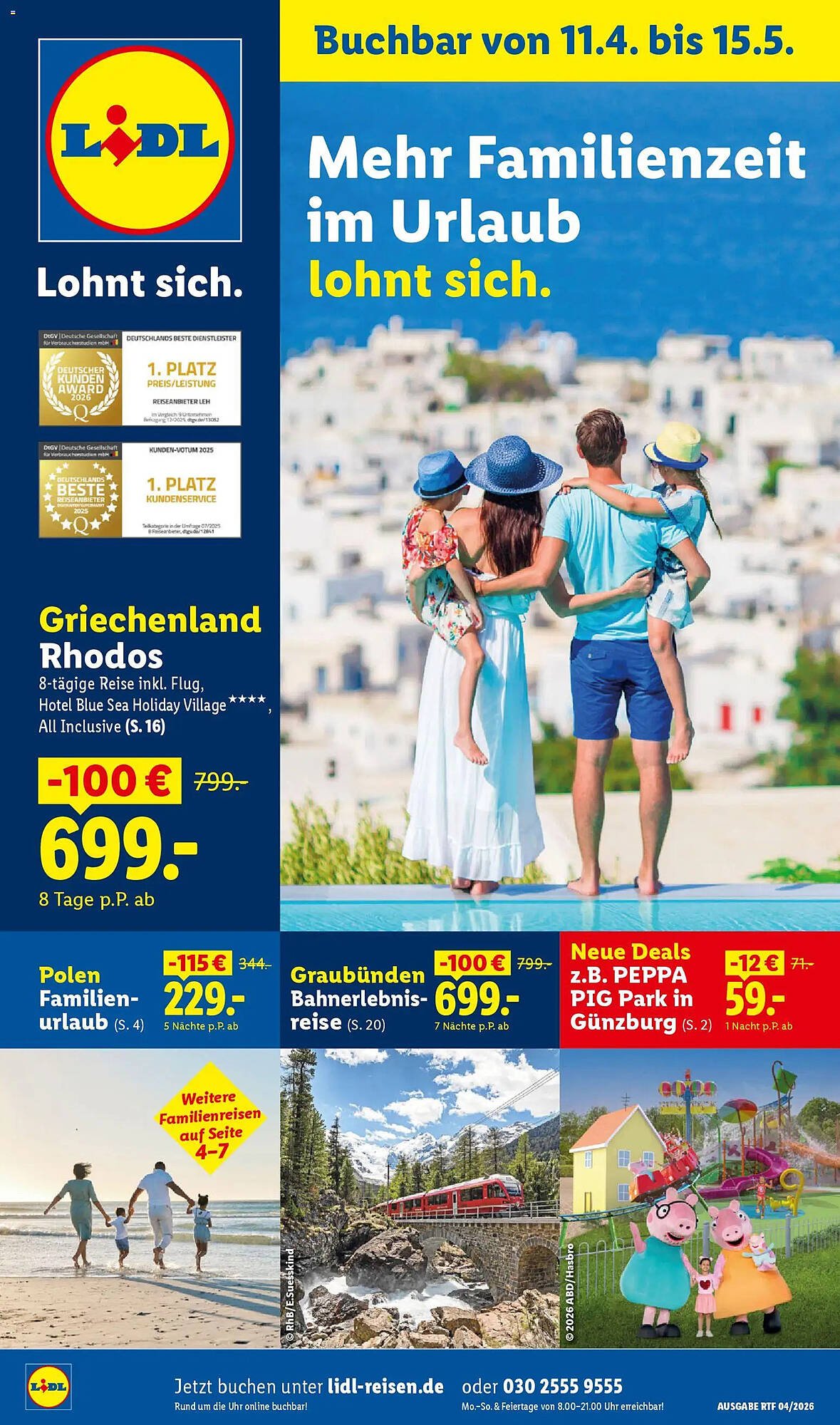 Lidl Reisen Prospekt (2026-04-11 - 2026-05-15)