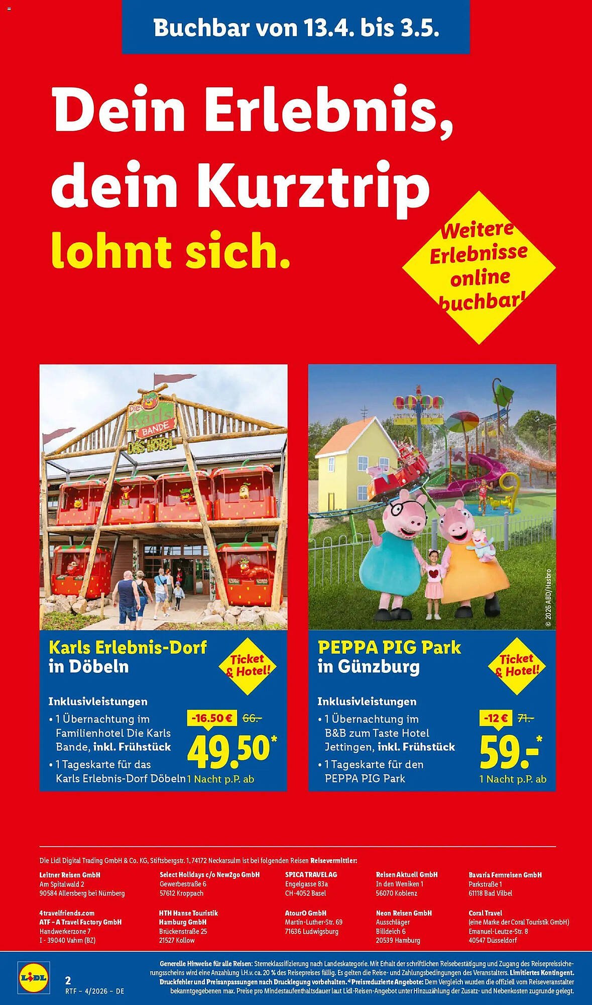 Lidl Reisen Prospekt (2026-04-11 - 2026-05-15)