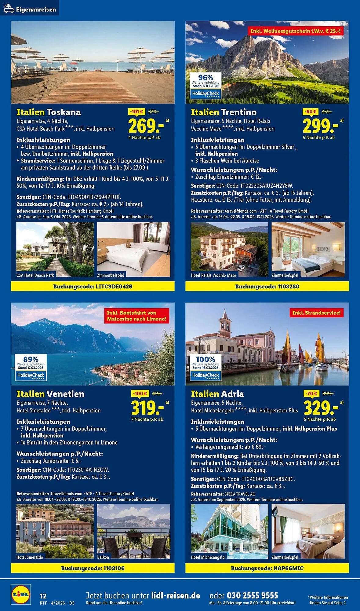 Lidl Reisen Prospekt (2026-04-11 - 2026-05-15)