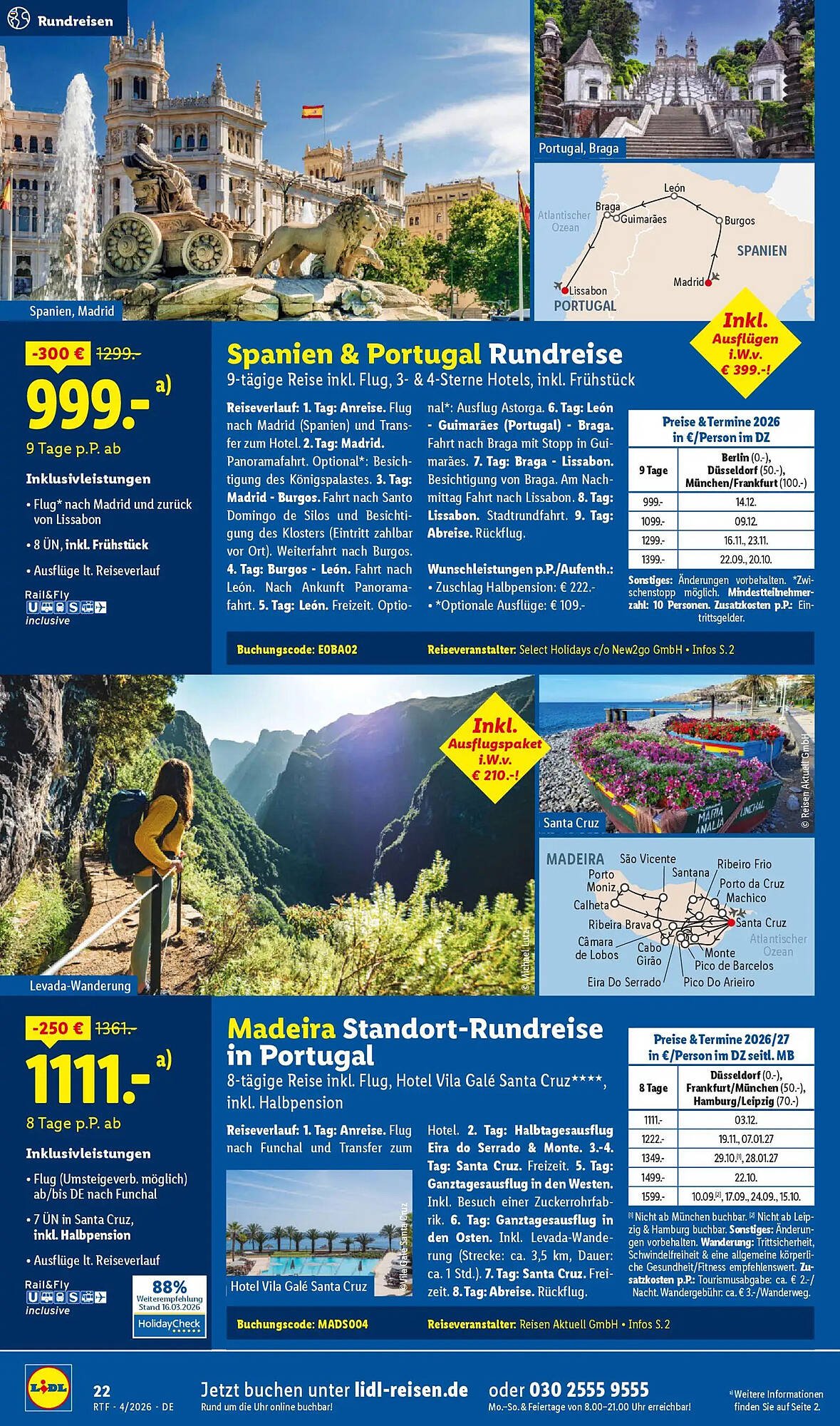 Lidl Reisen Prospekt