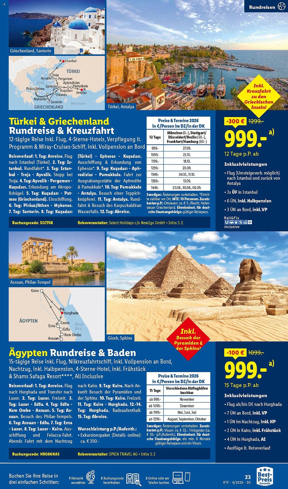 Lidl Reisen Prospekt