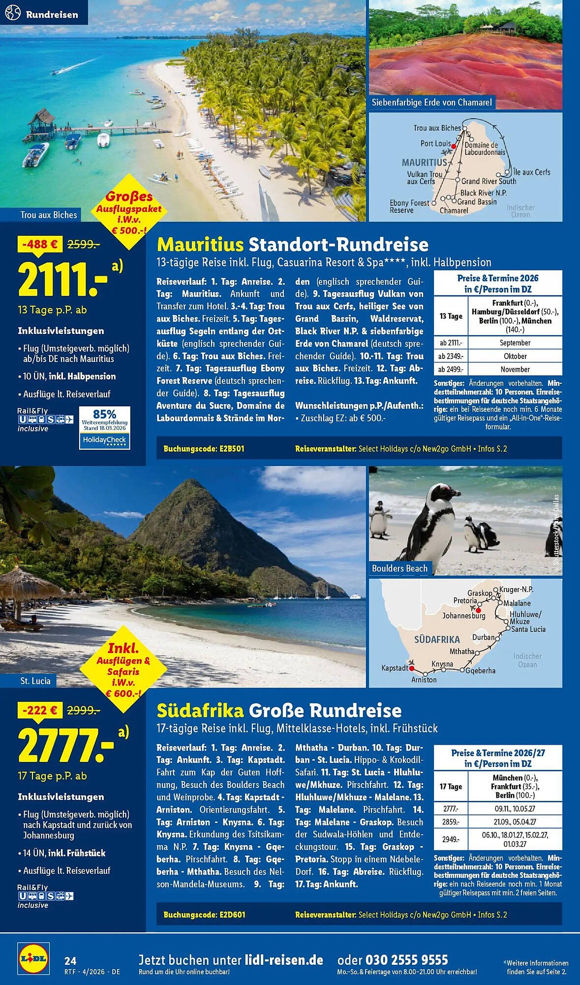 Lidl Reisen Prospekt