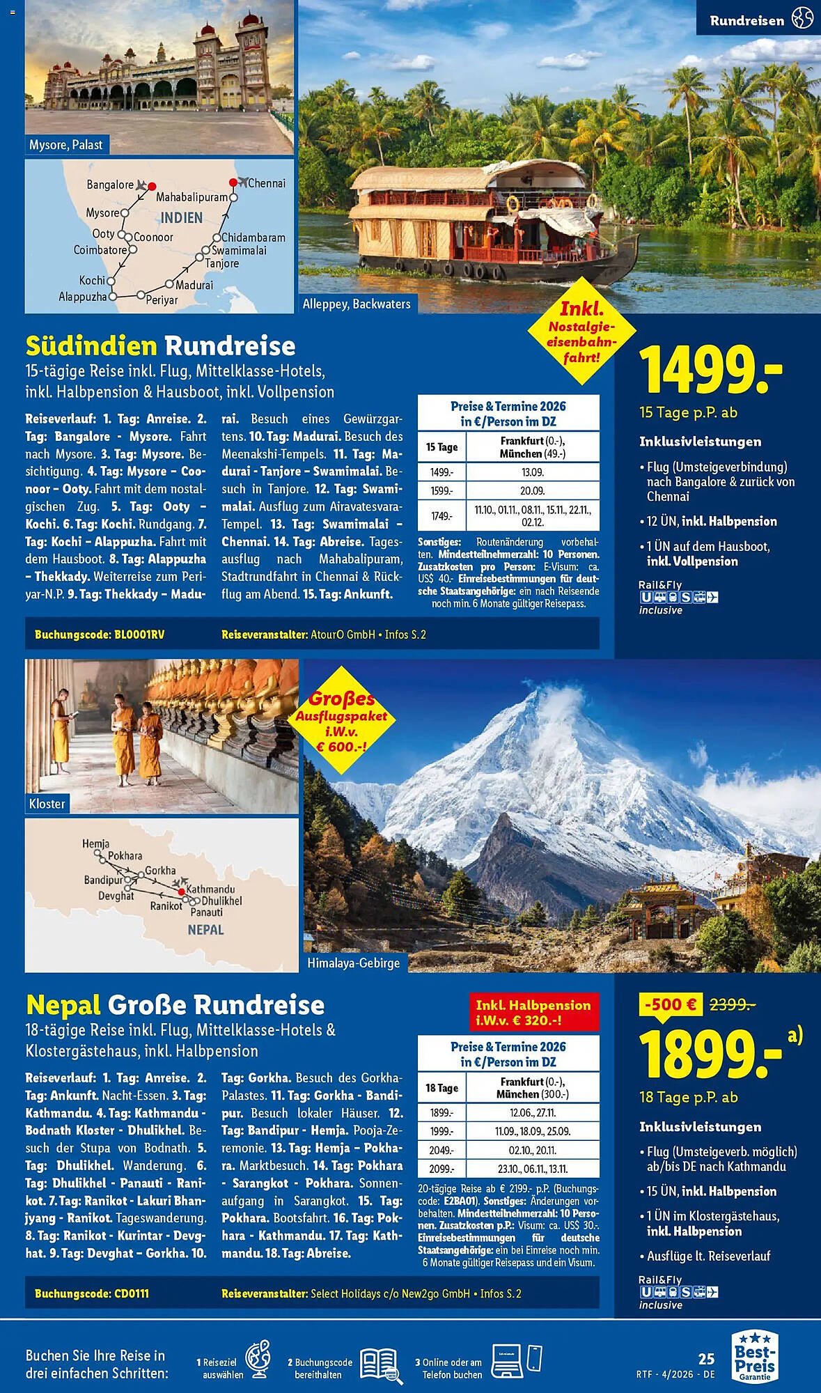 Lidl Reisen Prospekt